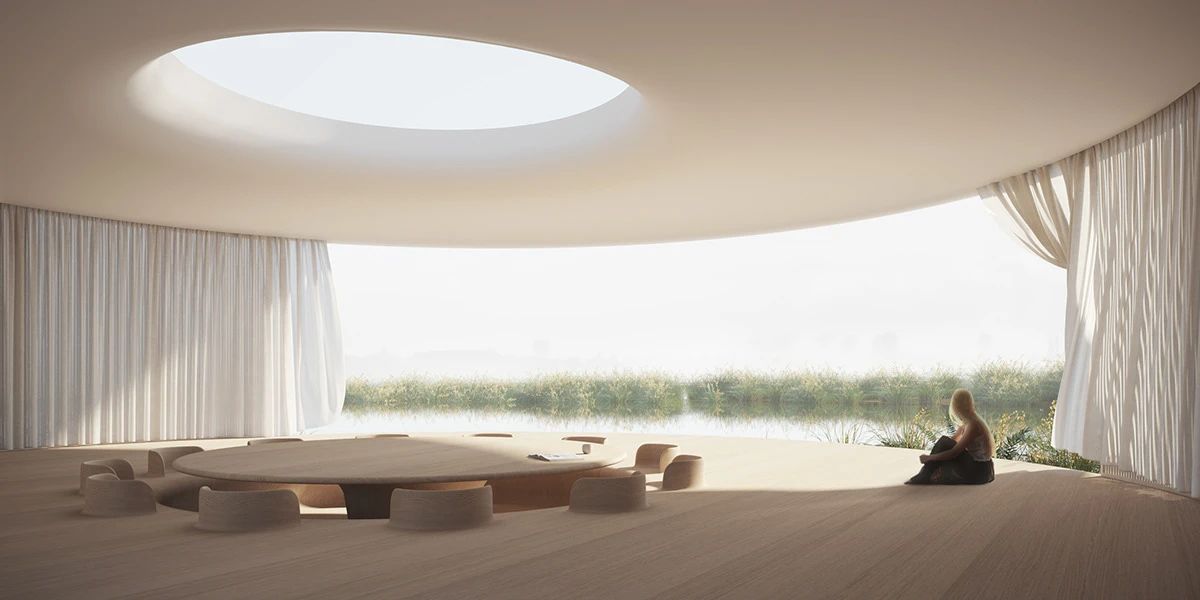 932 Design 打造极致简约住宅,圆形曲线诠释舒适生活-8