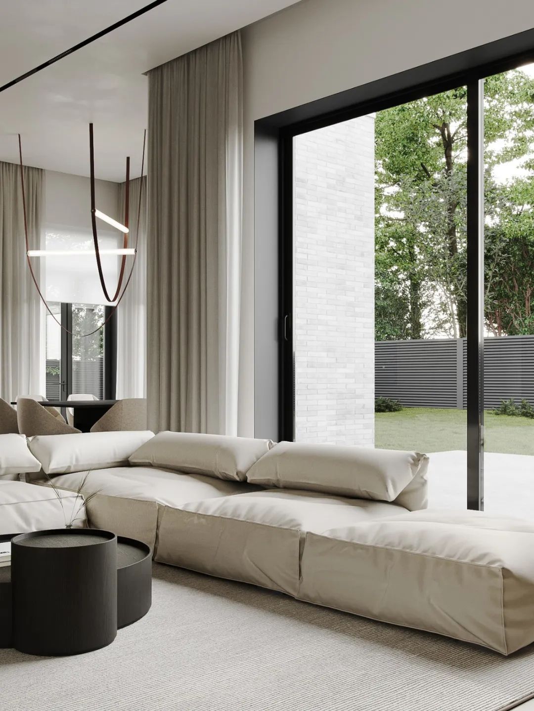 现代简约乡村风的居住空间-23