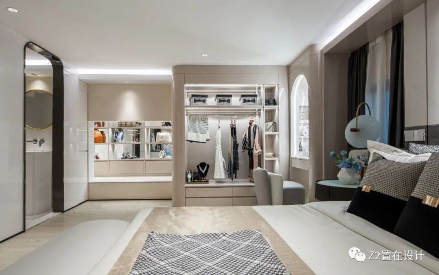 兰州铂悦花园 LOFT | 奶茶色温柔空间,优雅美妆博主生活-45