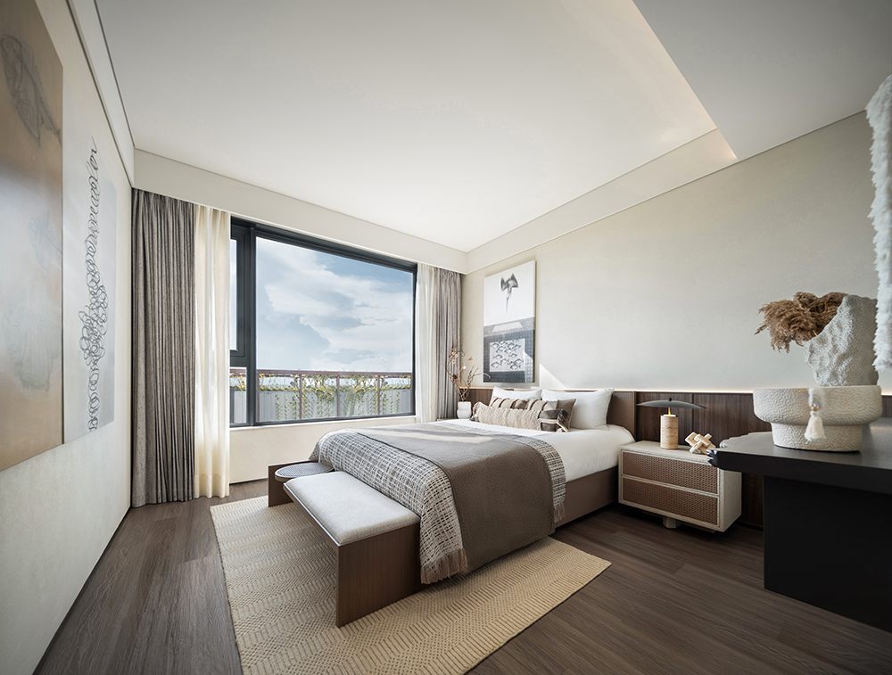 万宁·万华万岭麓湾上叠别墅样板间丨中国万宁丨深圳市盘石室内设计有限公司,万华室内设计中心-21