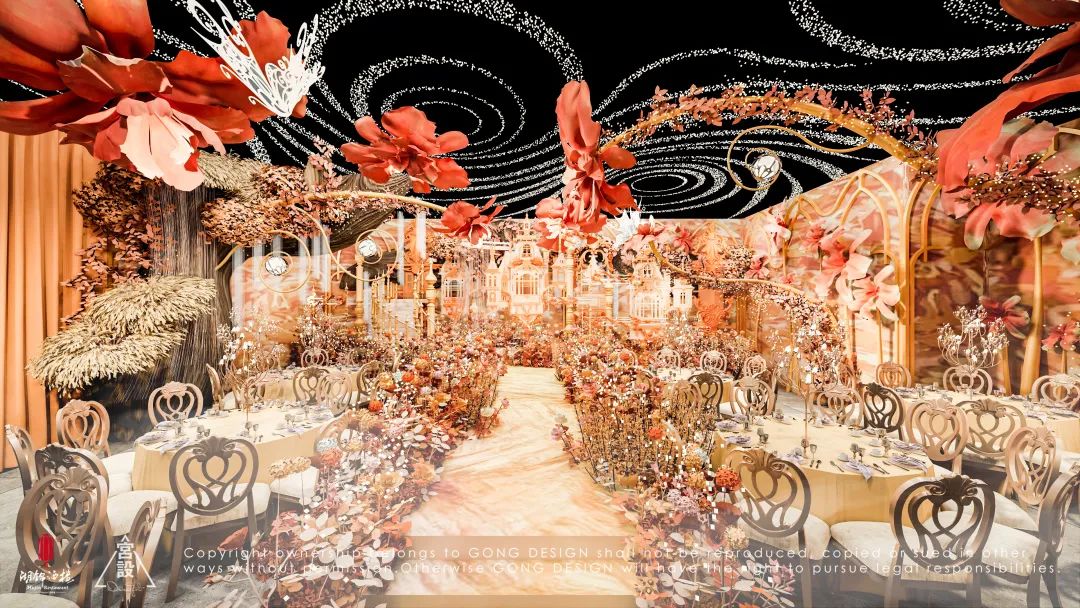 湖锦酒楼国宴店丨中国武汉丨宫设-92