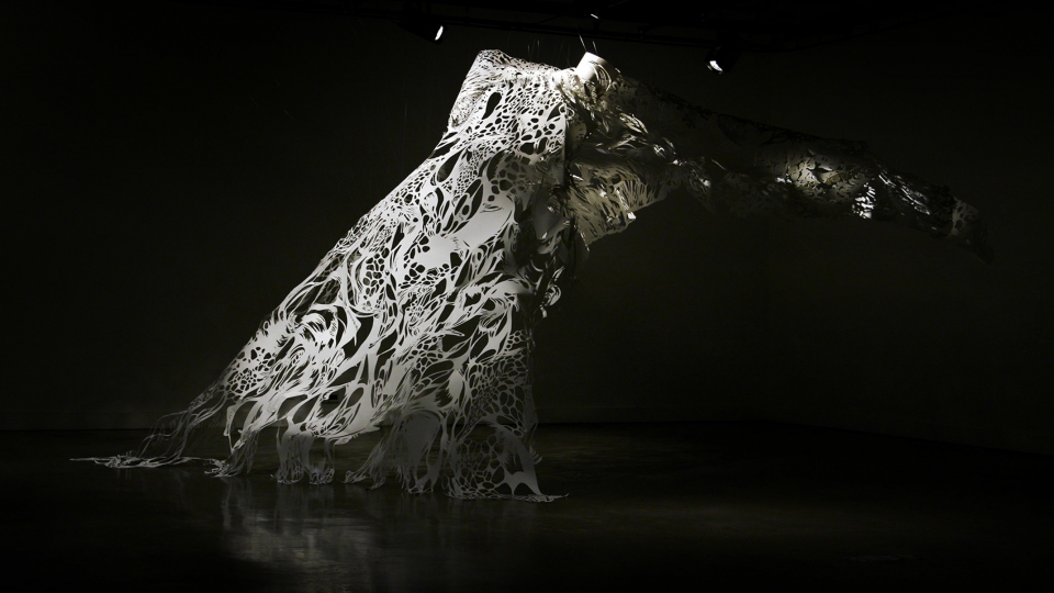 小岛奈保子 · 蓝鲸纸雕的震撼之美-10