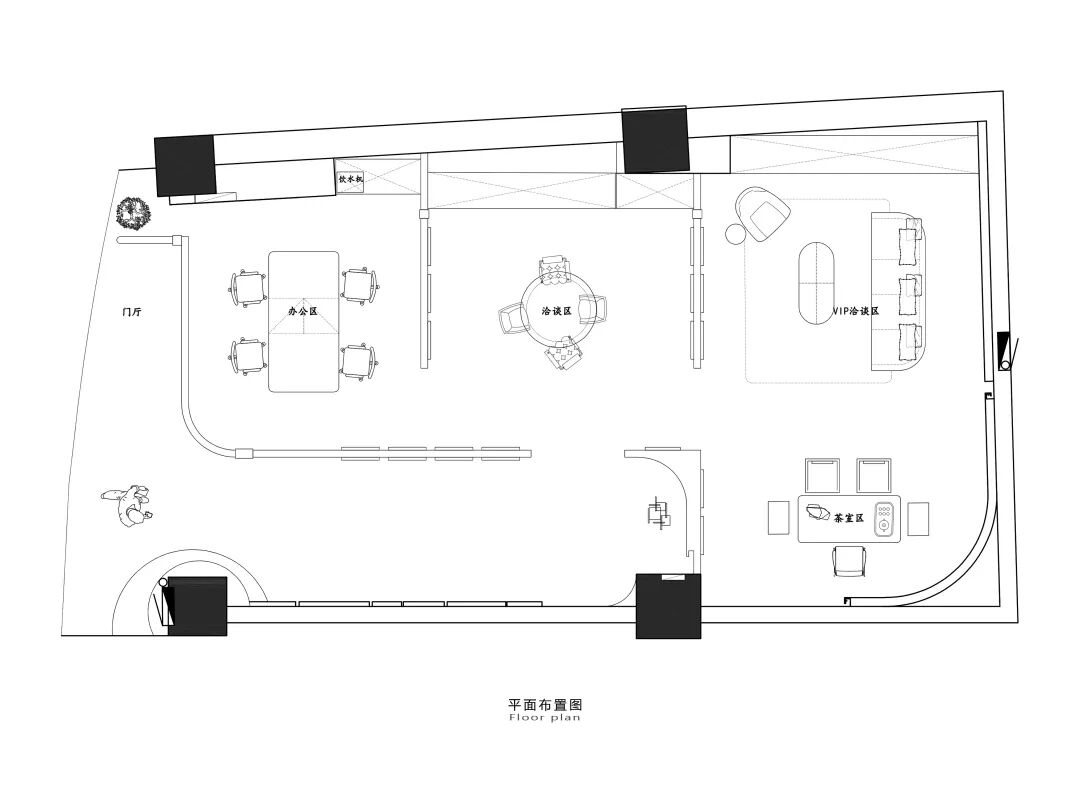 TULLIO艺术涂料展厅设计丨初一美学空间设计-32