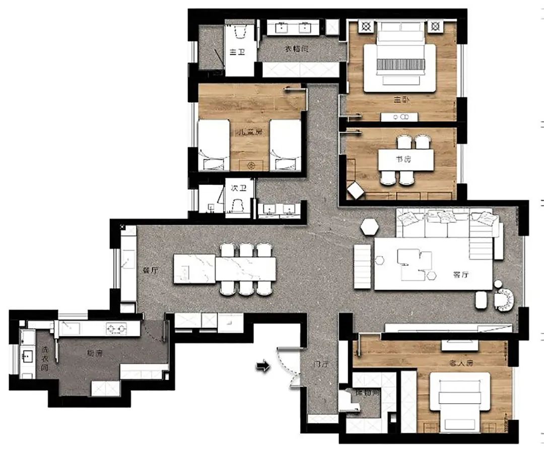 半木时代 · 中建国熙台住宅设计丨中国西安丨西安集韵空间设计-61