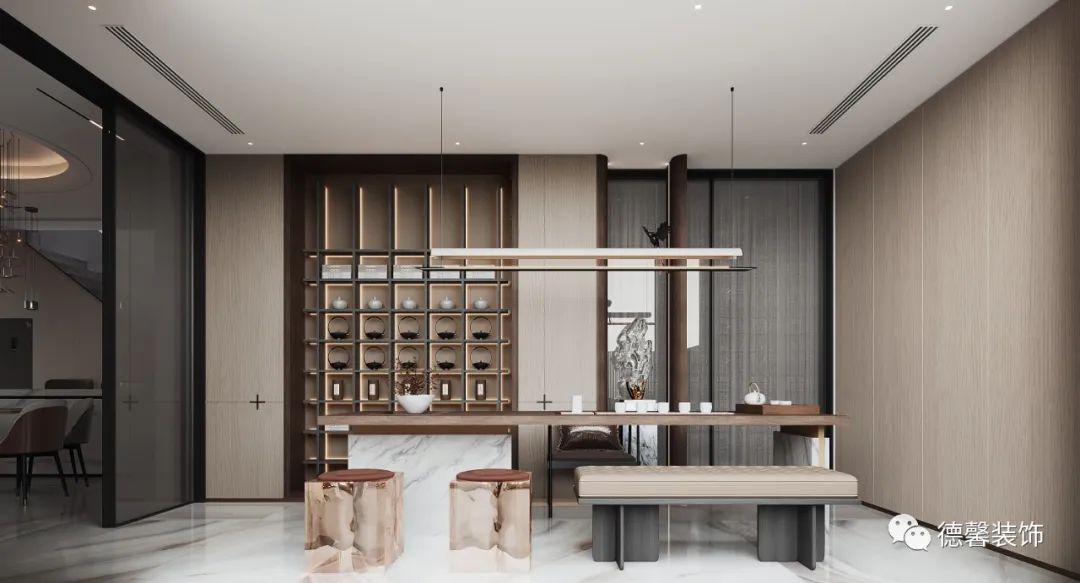 金地半山风华现代风别墅丨中国广州丨德馨装饰-43