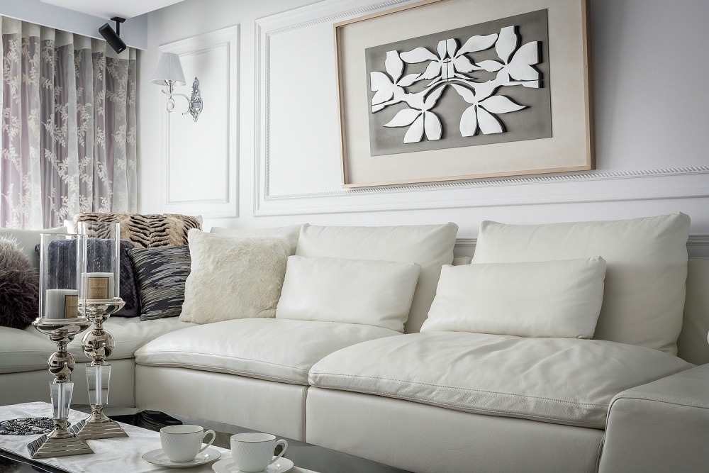 丰越设计打造现代原木金属风格样板间-5