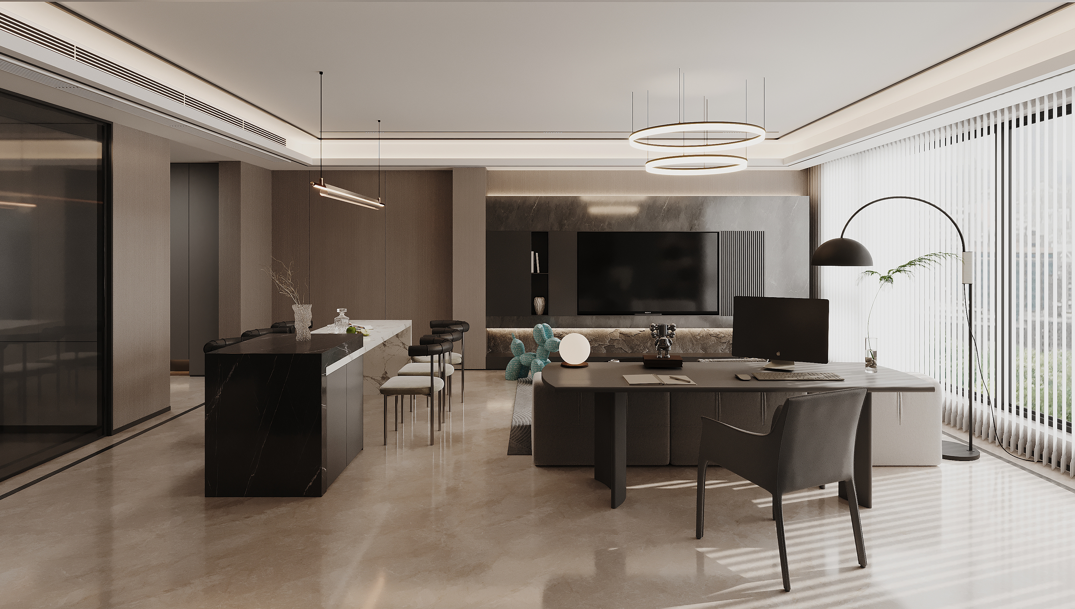 现代轻奢渲染-2