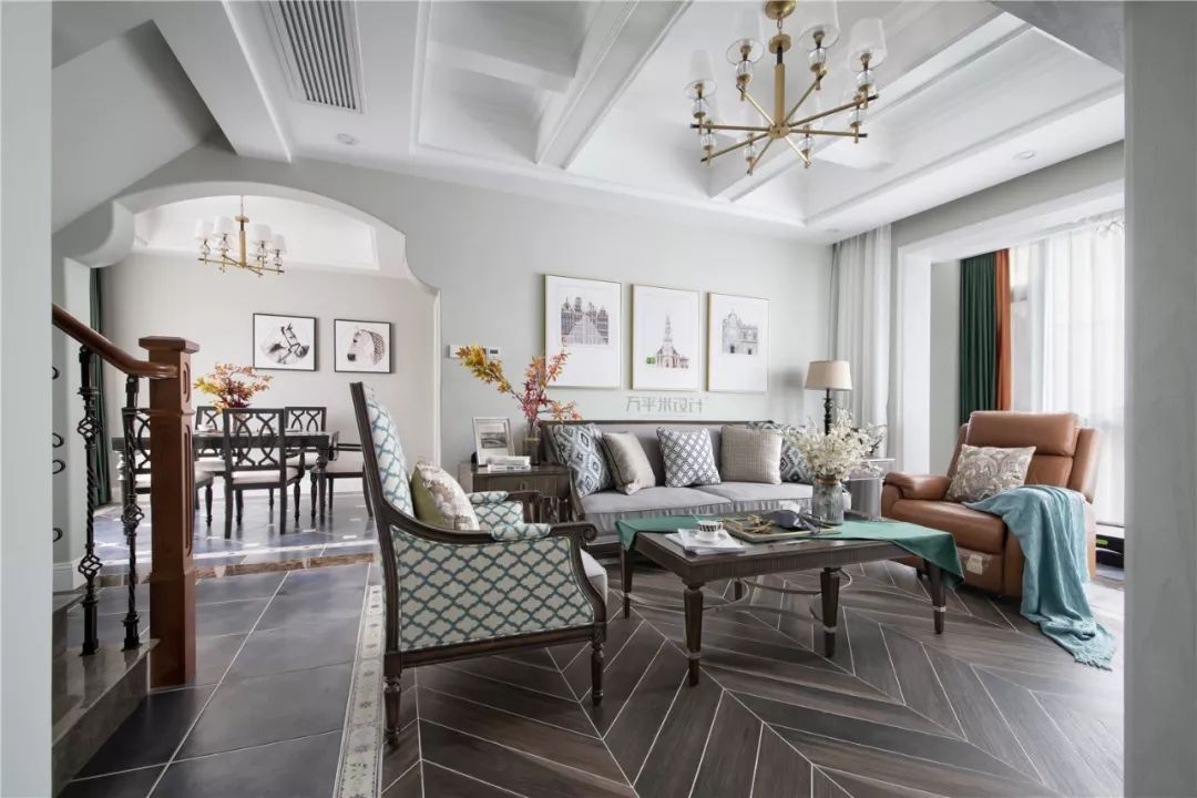 方平米设计 | 现代美式实景新作《相遇缇香》-27