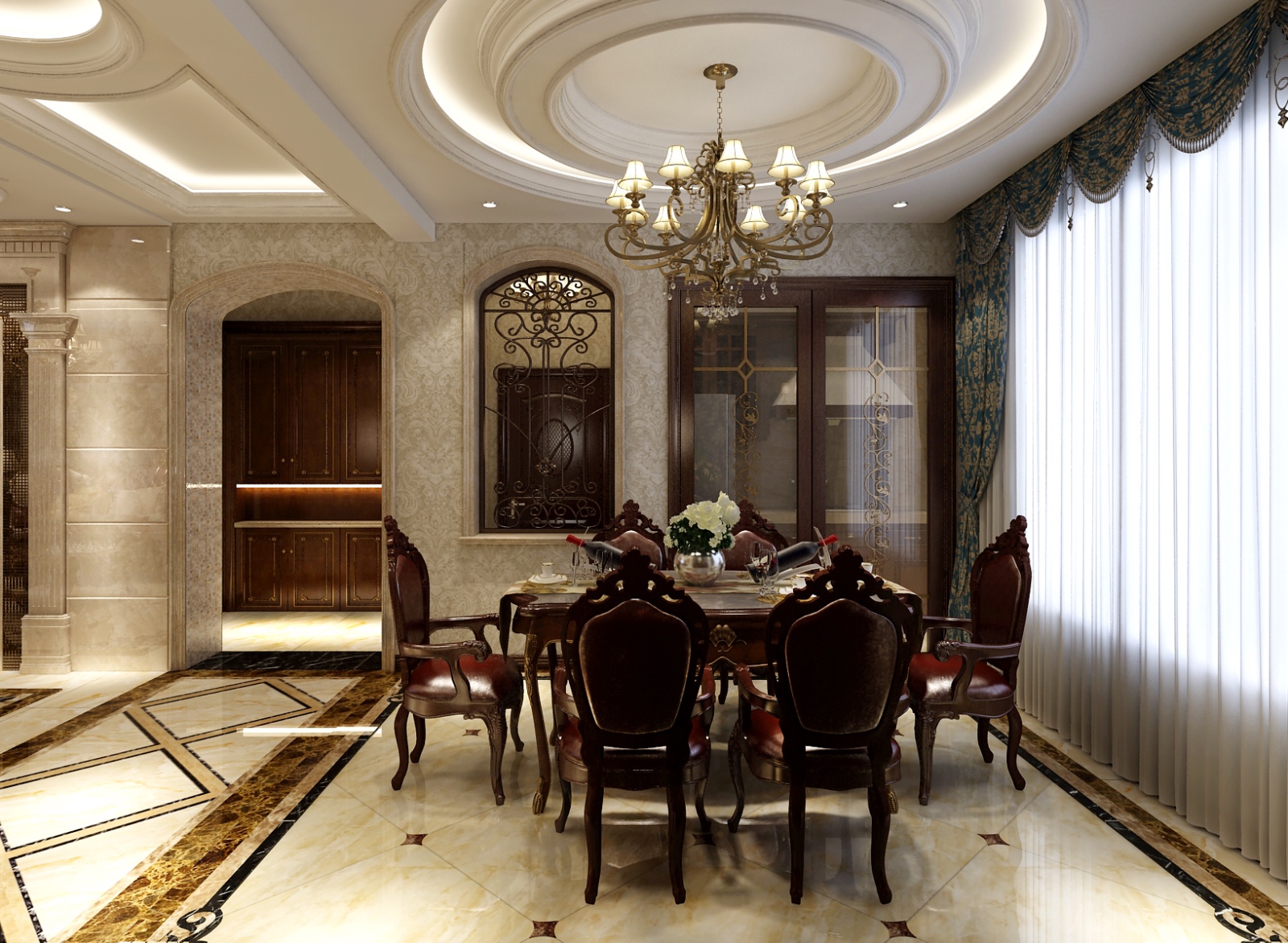 新东方天地140平古典欧式-1