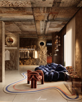 雷氏服装精品店丨阿曼丨Access Design Studio