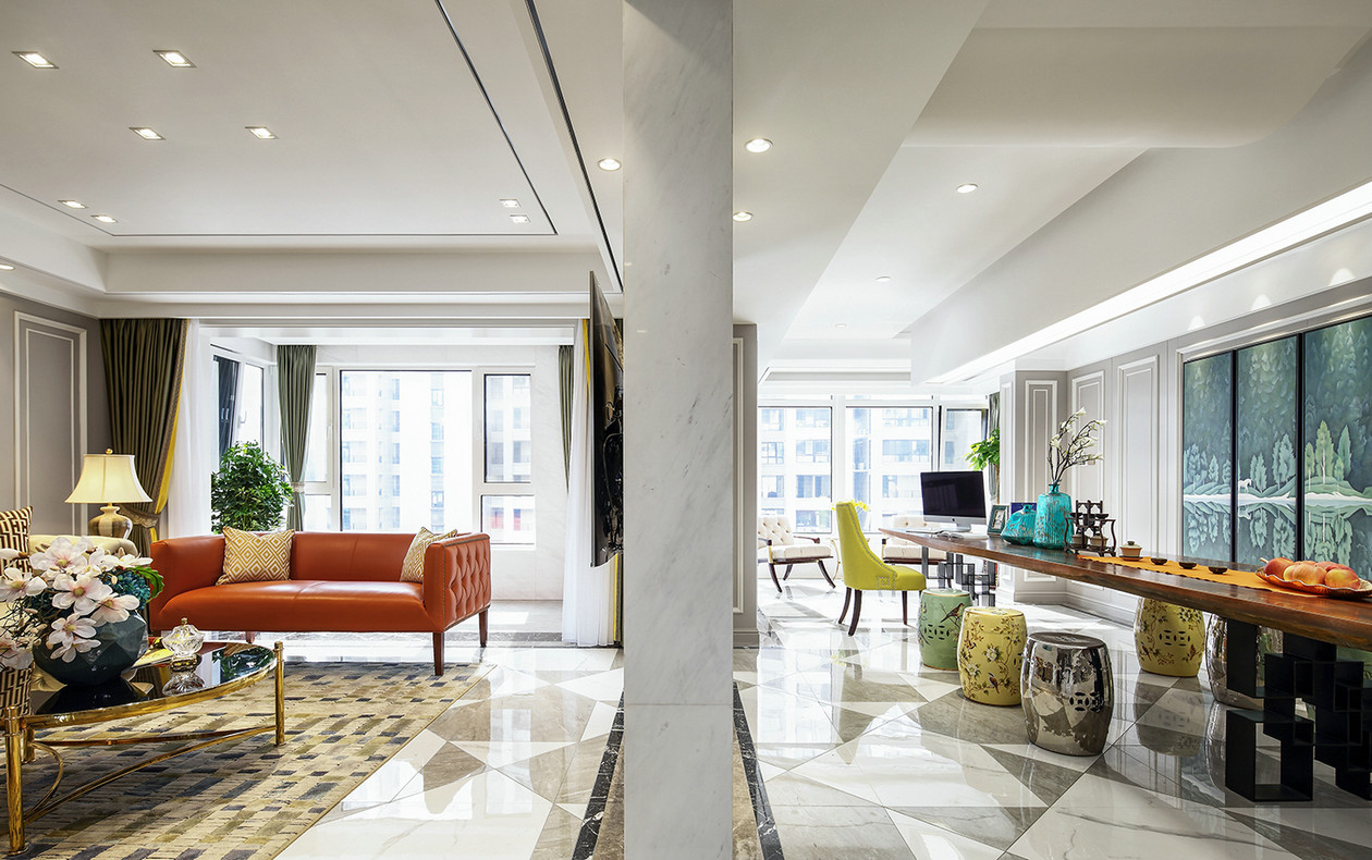 江阴院子 | 现代美式混搭,288 平米私宅绽放年轻心态-10