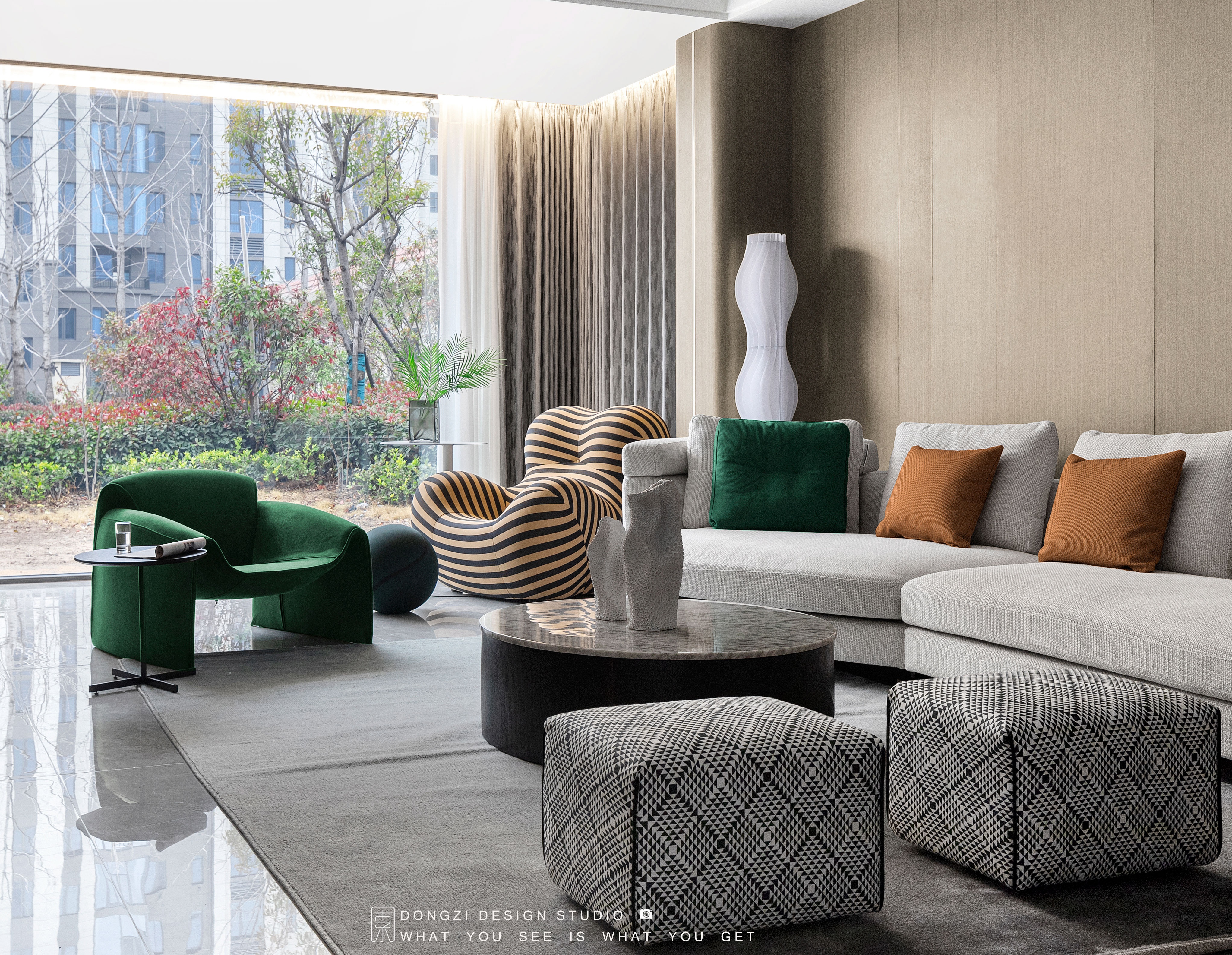 《栖》 现代极简艺术住宅设计丨东子设计事务所-15