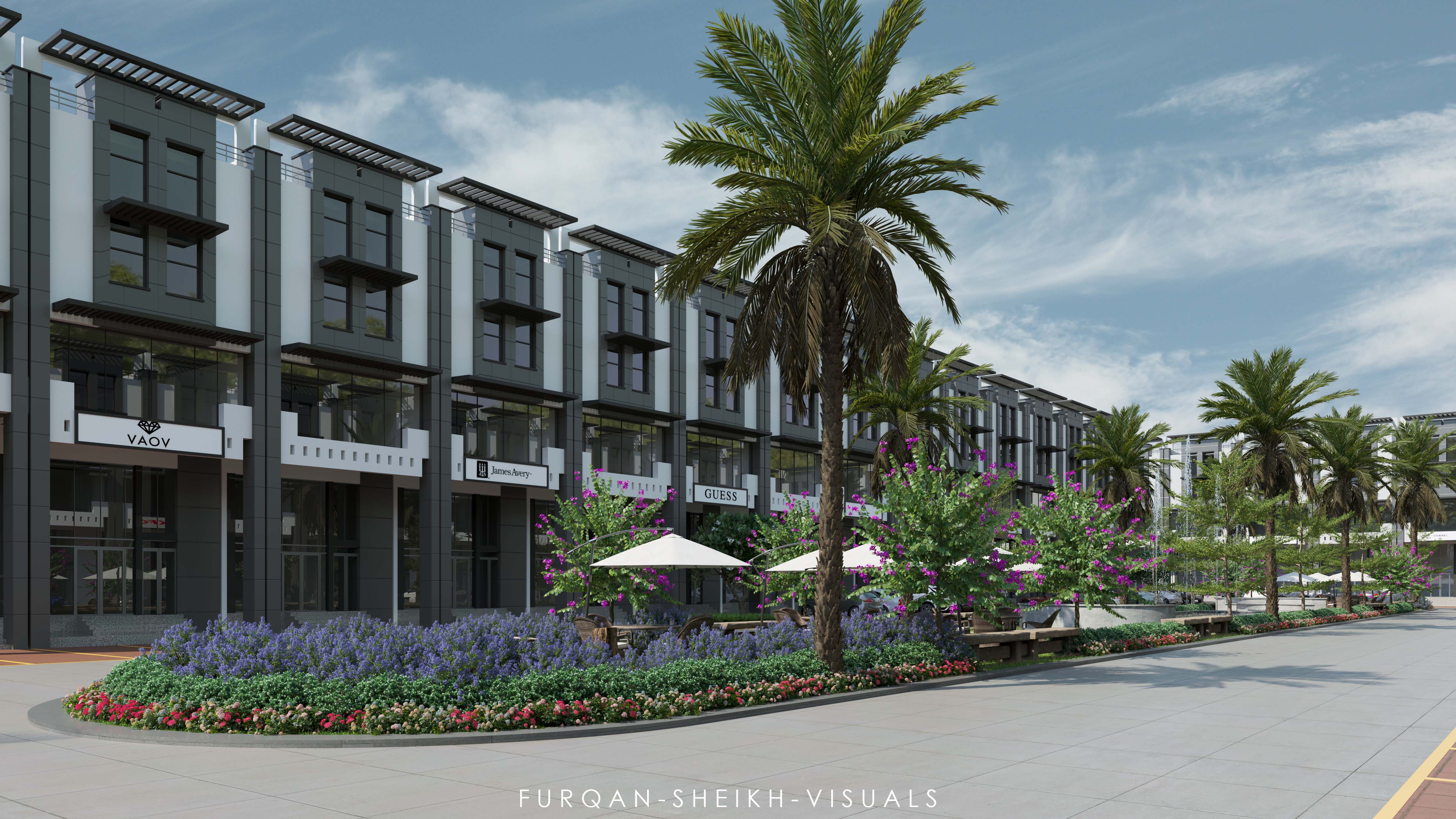 Visualization : Commercial Block (Diamond City)-4