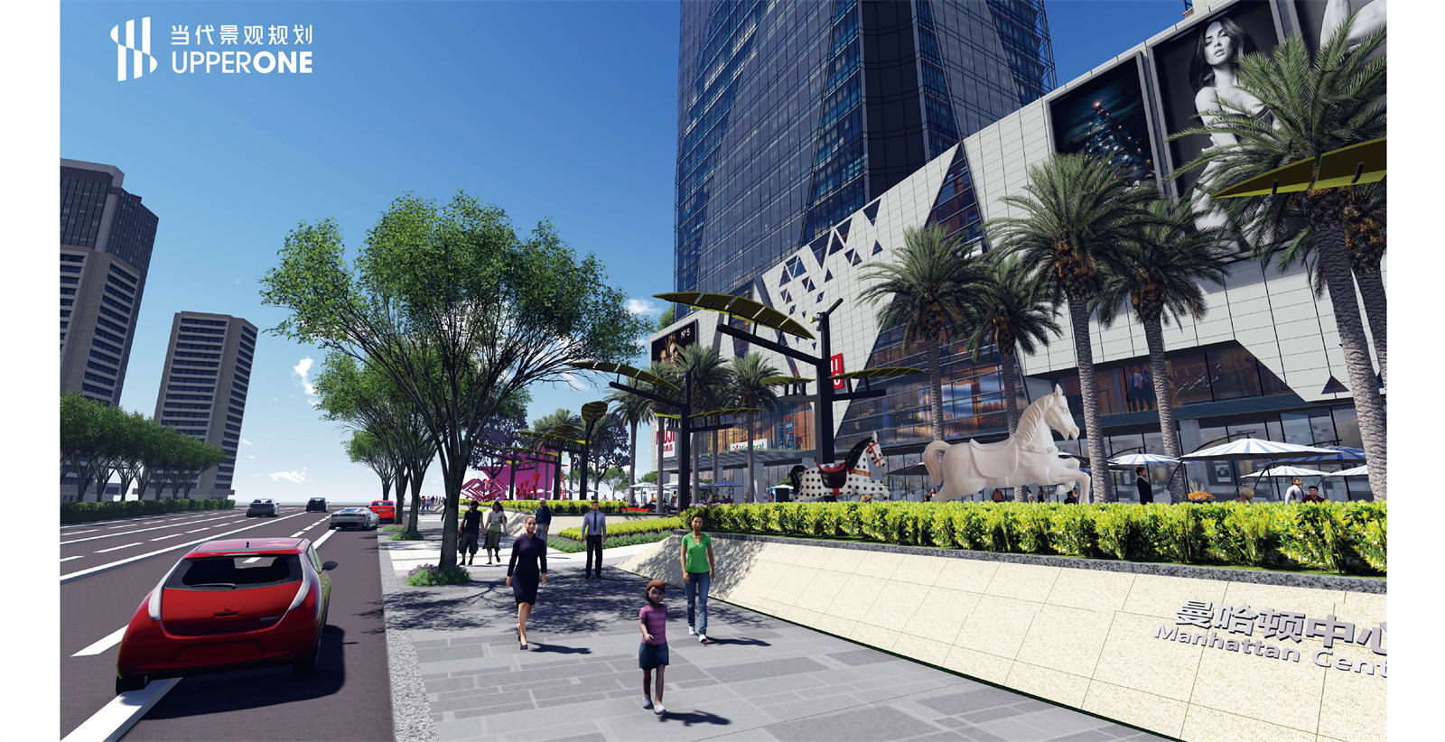 湘潭梓晖·曼哈顿中心景观设计丨中国湘潭丨当代景观规划-9