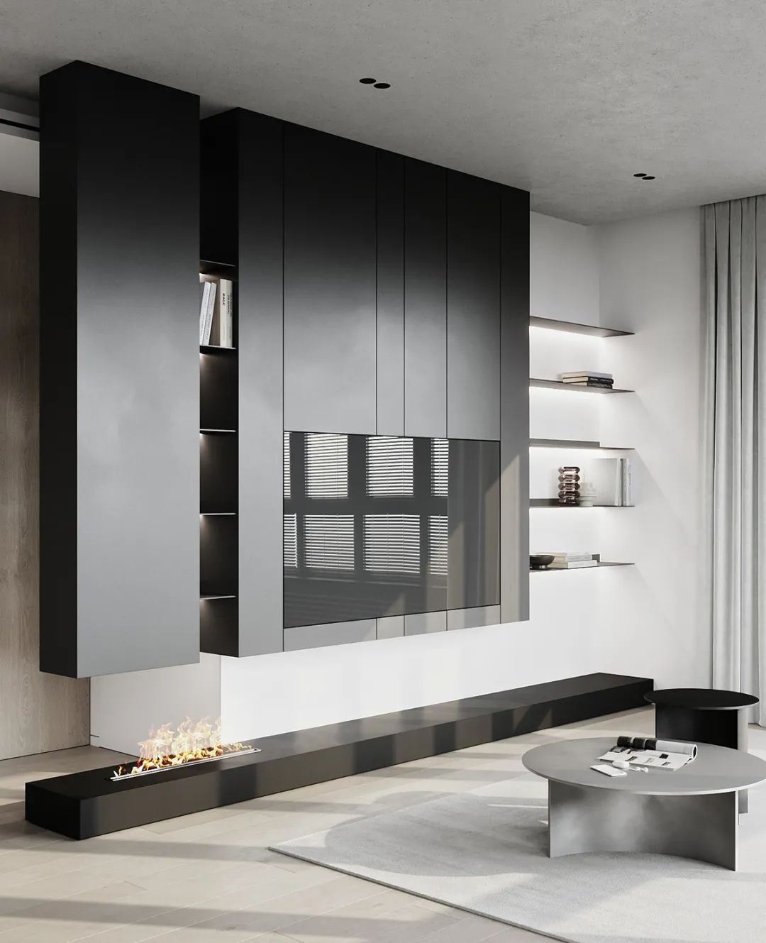 97㎡现代简奢公寓-13