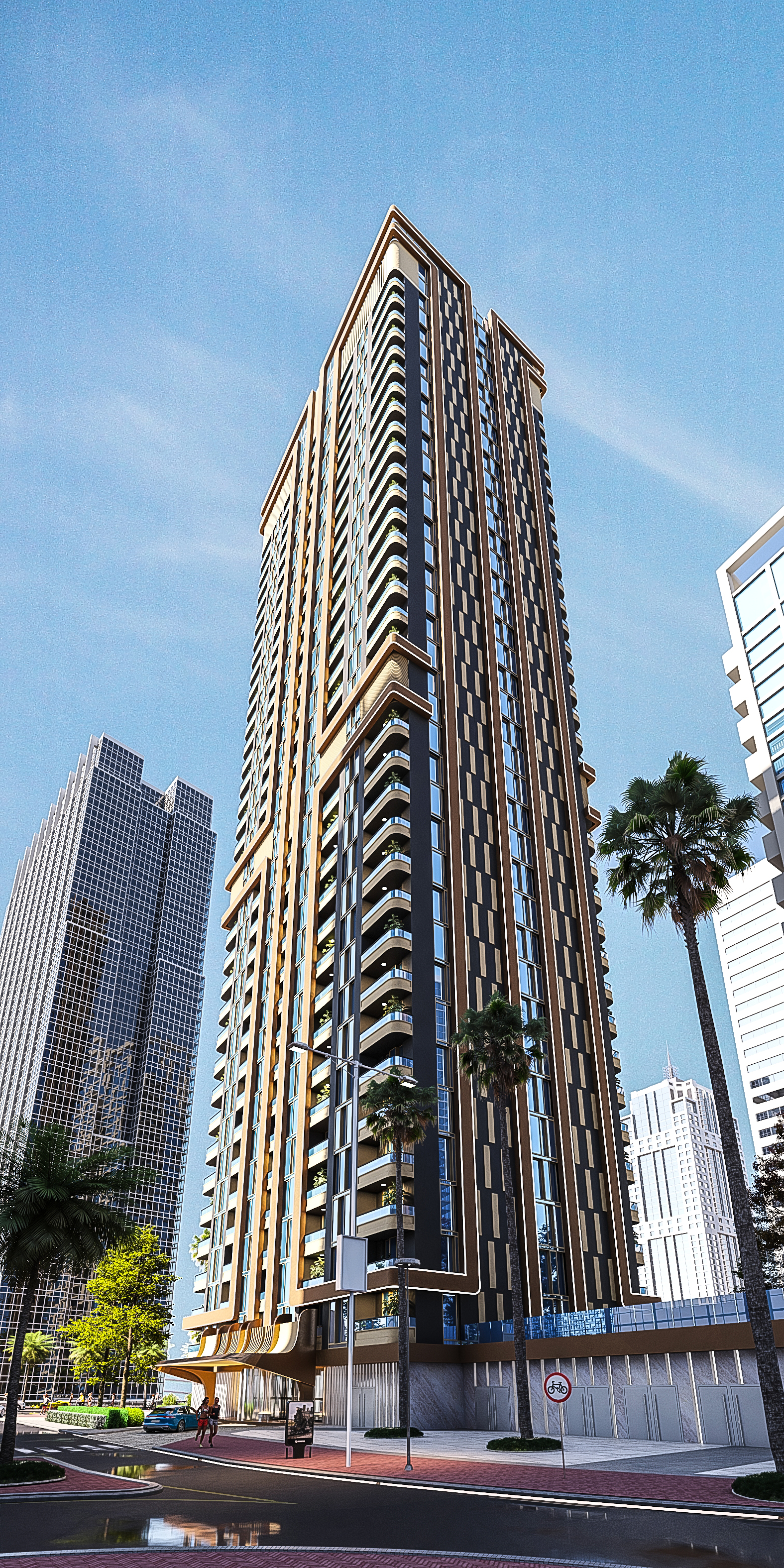 GOLDEN OASIS Tower 37 FLOORS (DUBAI MARINA)-1