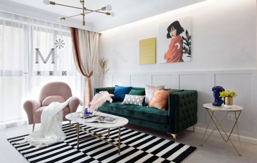 京城豪苑 142 平美式轻奢,复古与现代的完美融合-67