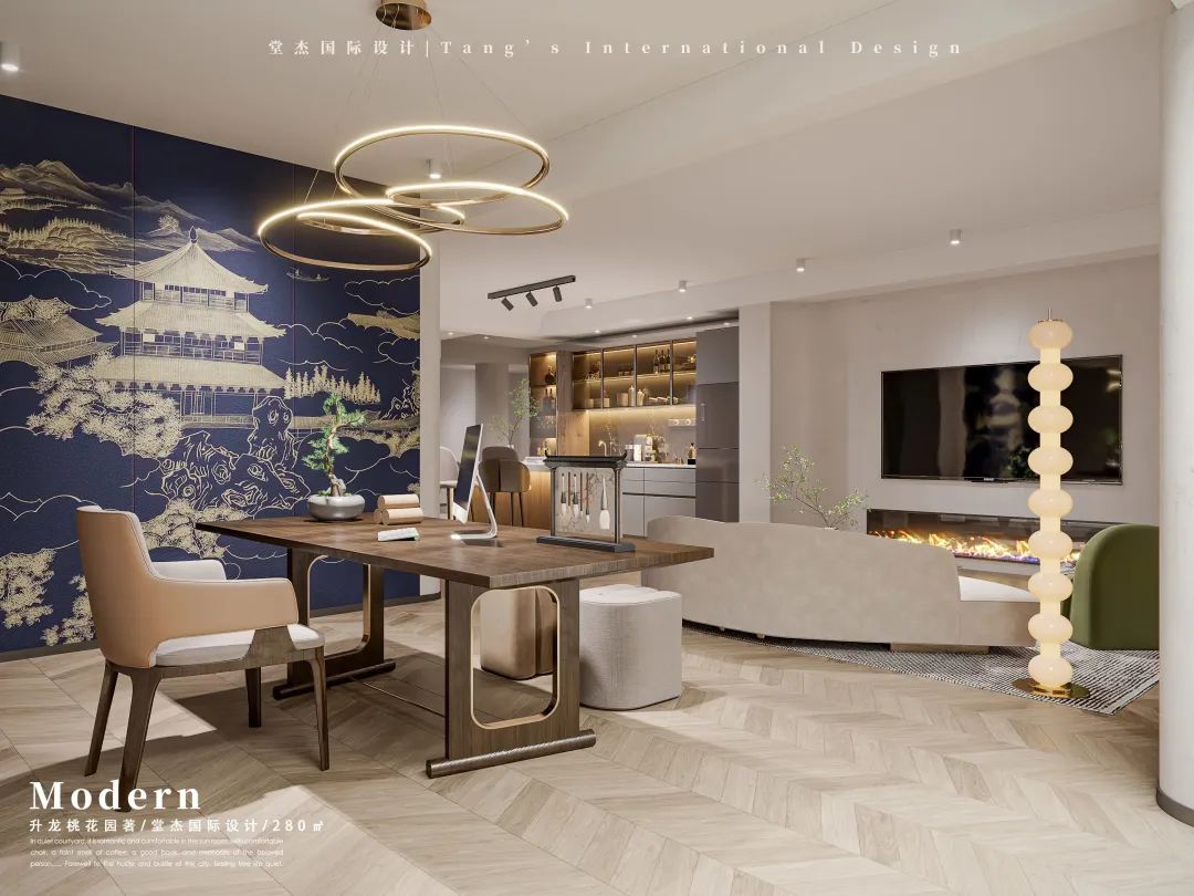 现代雅居 · 升龙桃花园著宁静生活空间丨中国南京丨堂杰国际设计-42