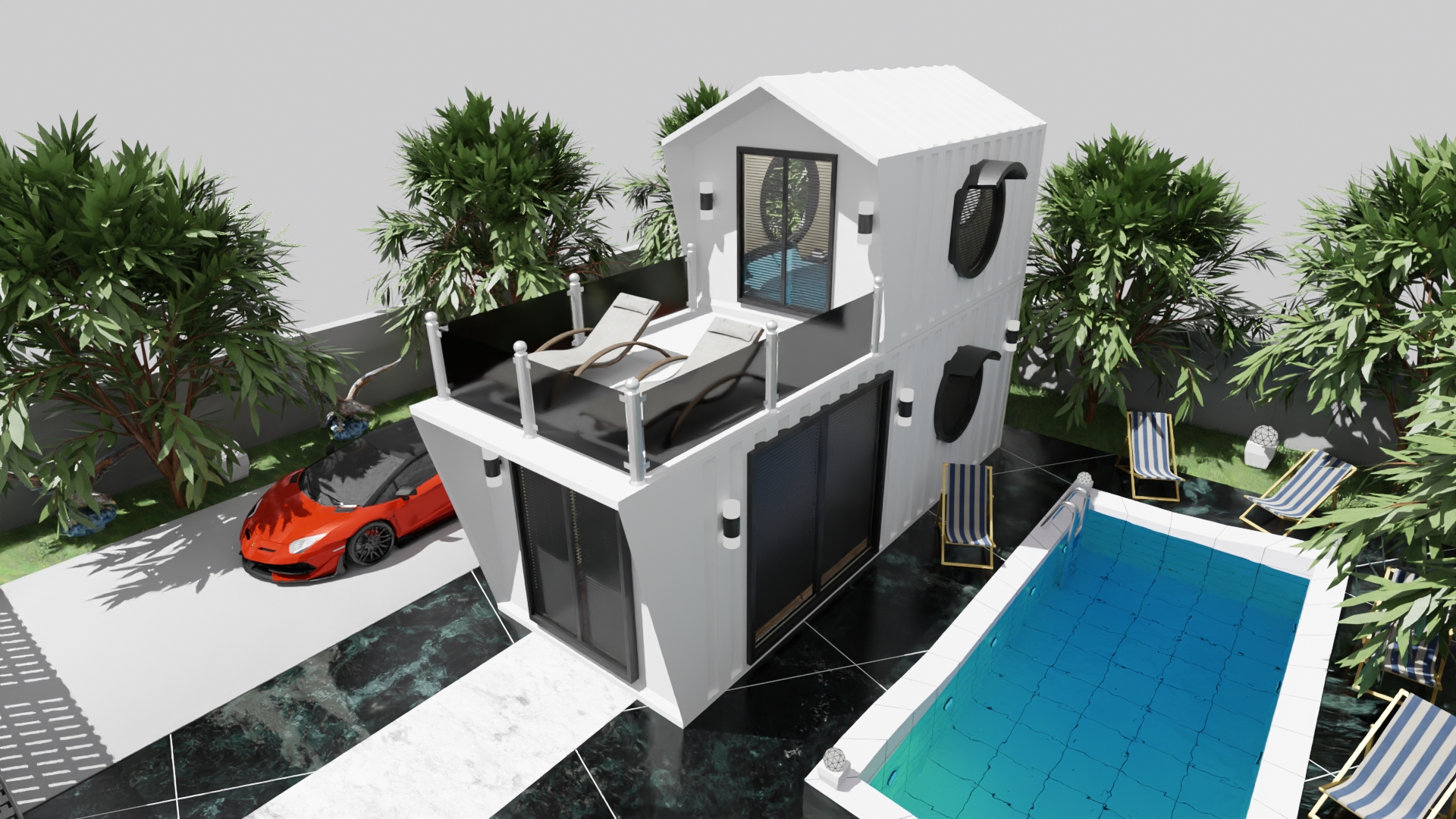 Container House & Landscape Design-4