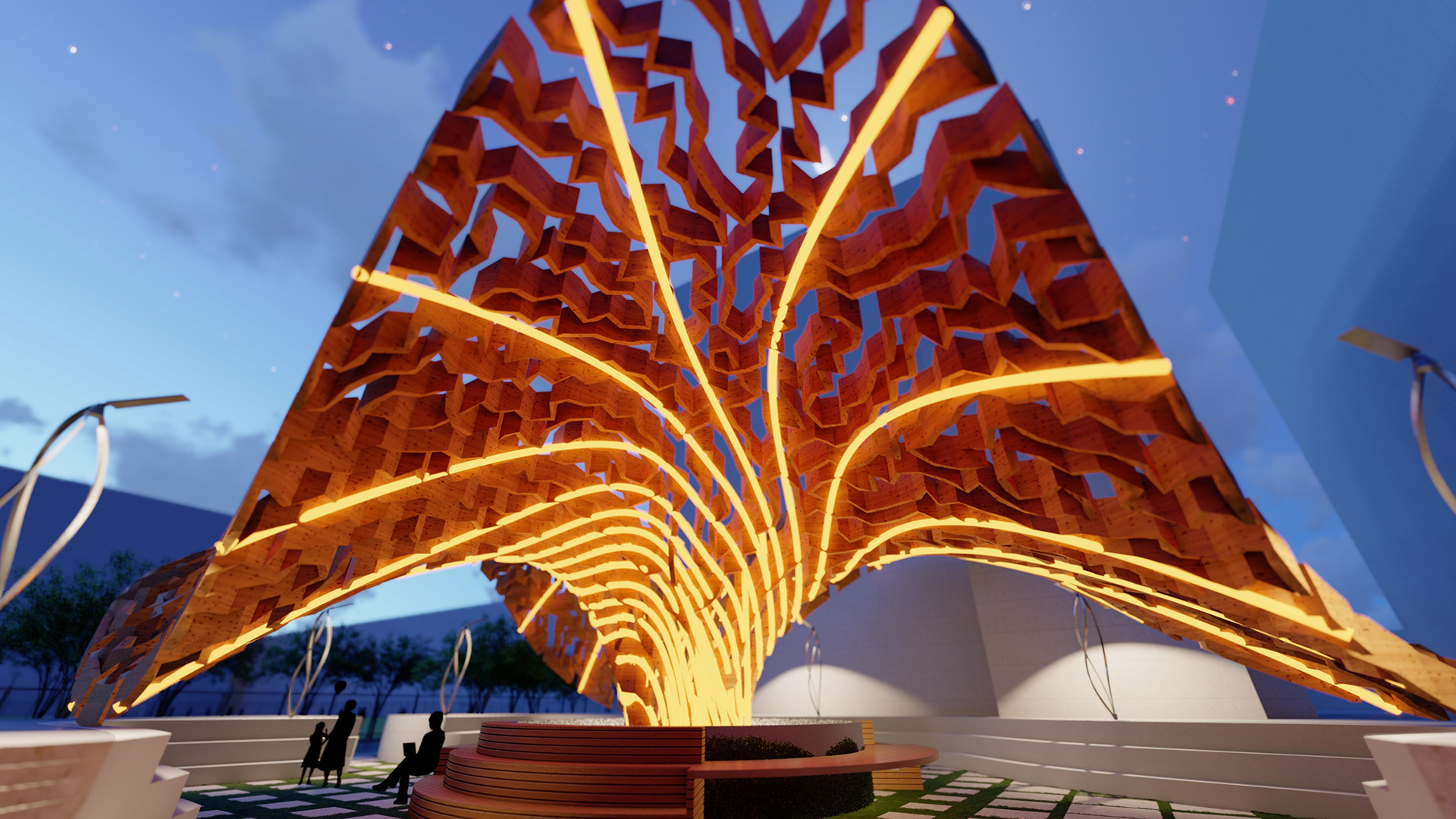 SPONGY PAVILION（追求幸福）丨阿联酋艾因-43