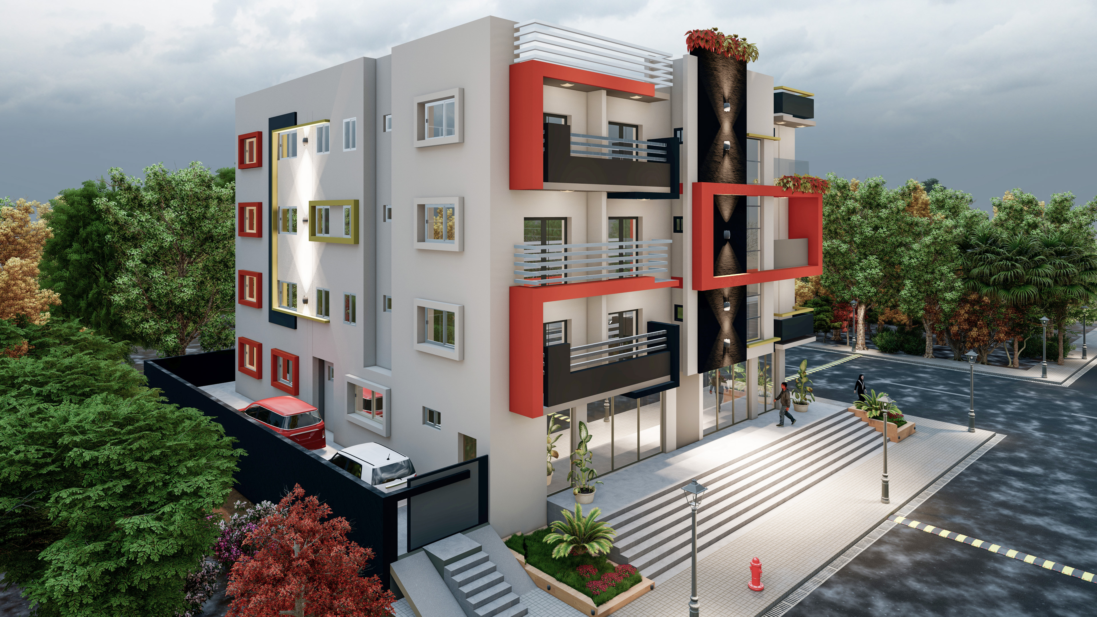 Exterior Design-Residential Building "Portsudan"-7