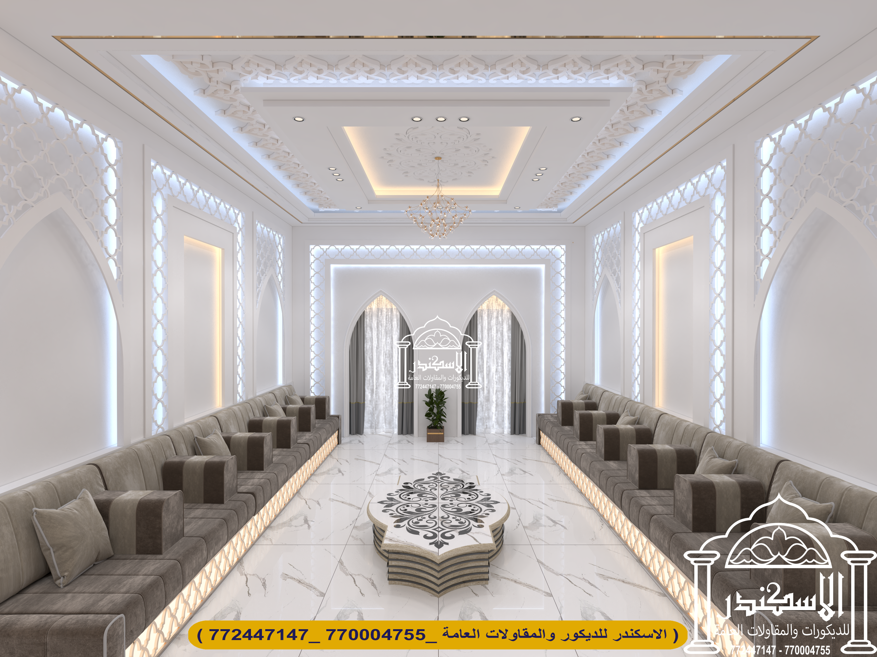 现代伊斯兰风格家庭客厅设计丨m. 奥斯曼·伊斯坎达尔-3