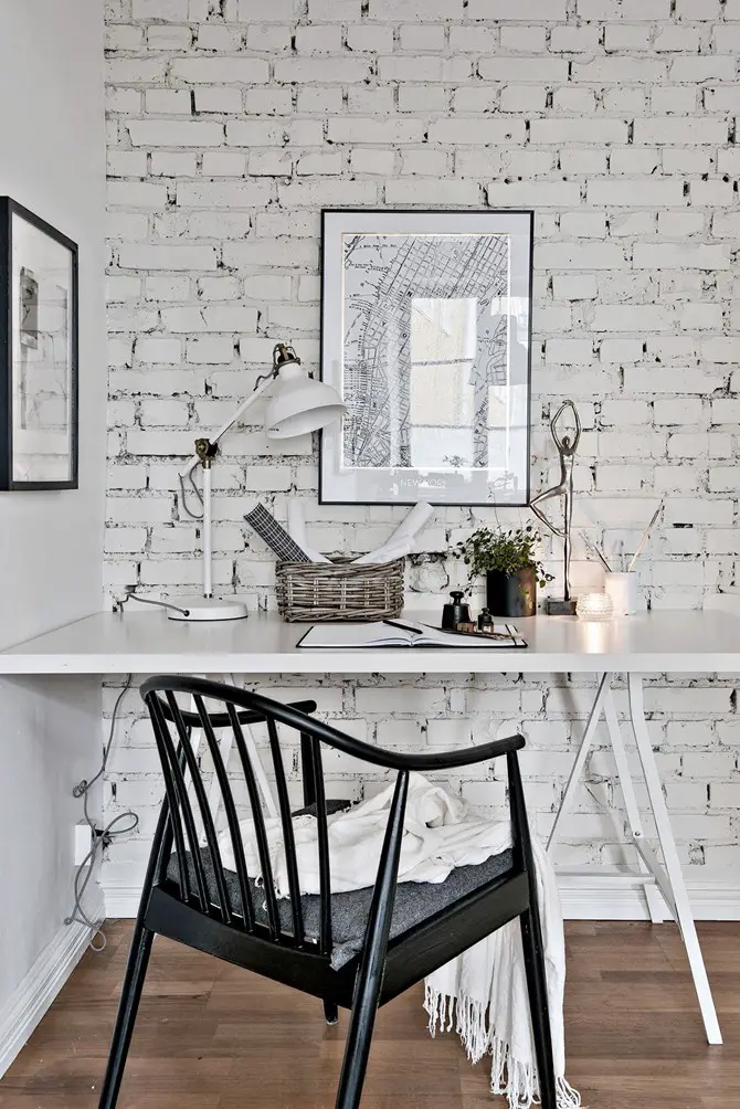 白砖墙与灵动办公空间的碰撞-2