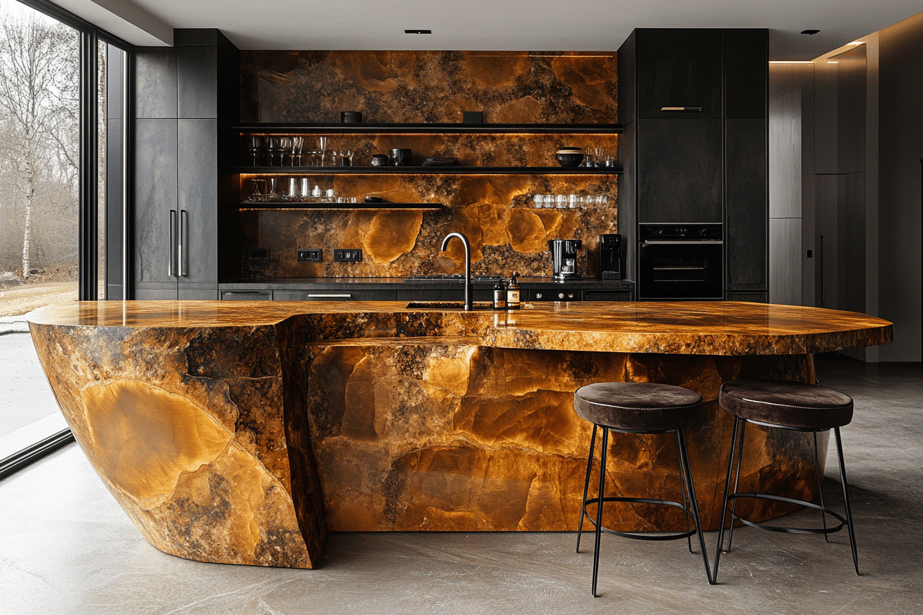 Extraordinary Bespoke Kitchen Islands by AICI-127