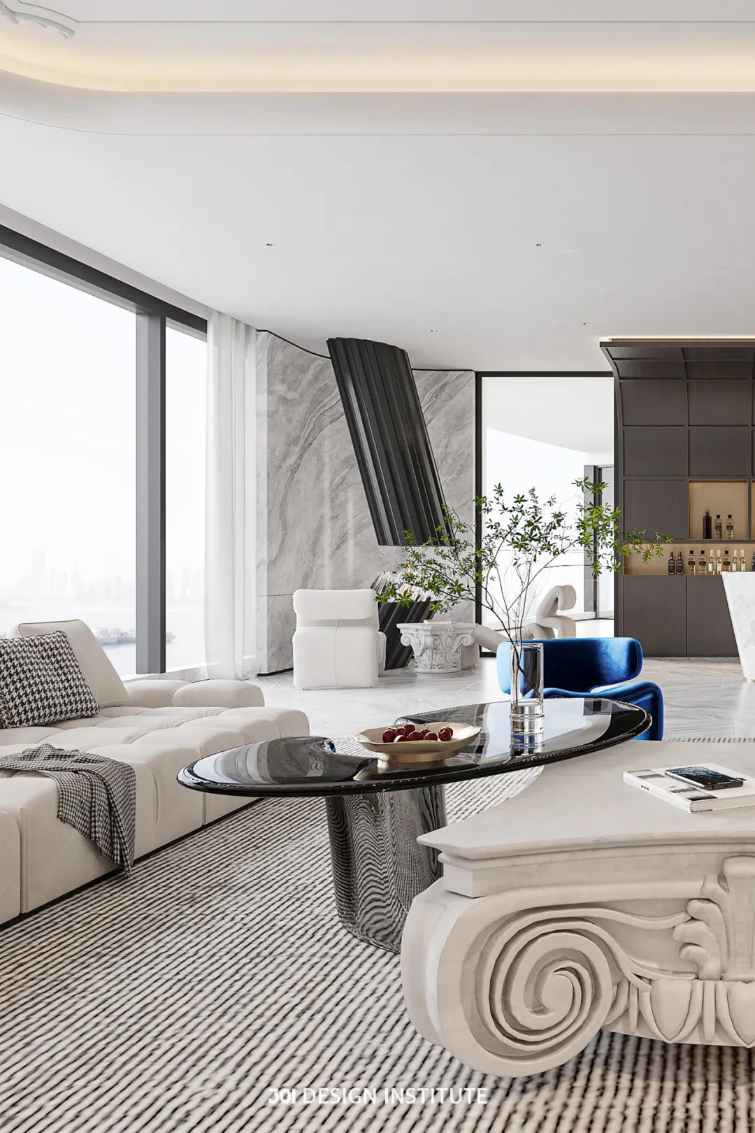 现代法式大平层丨中国广州丨301 设计研究所-17