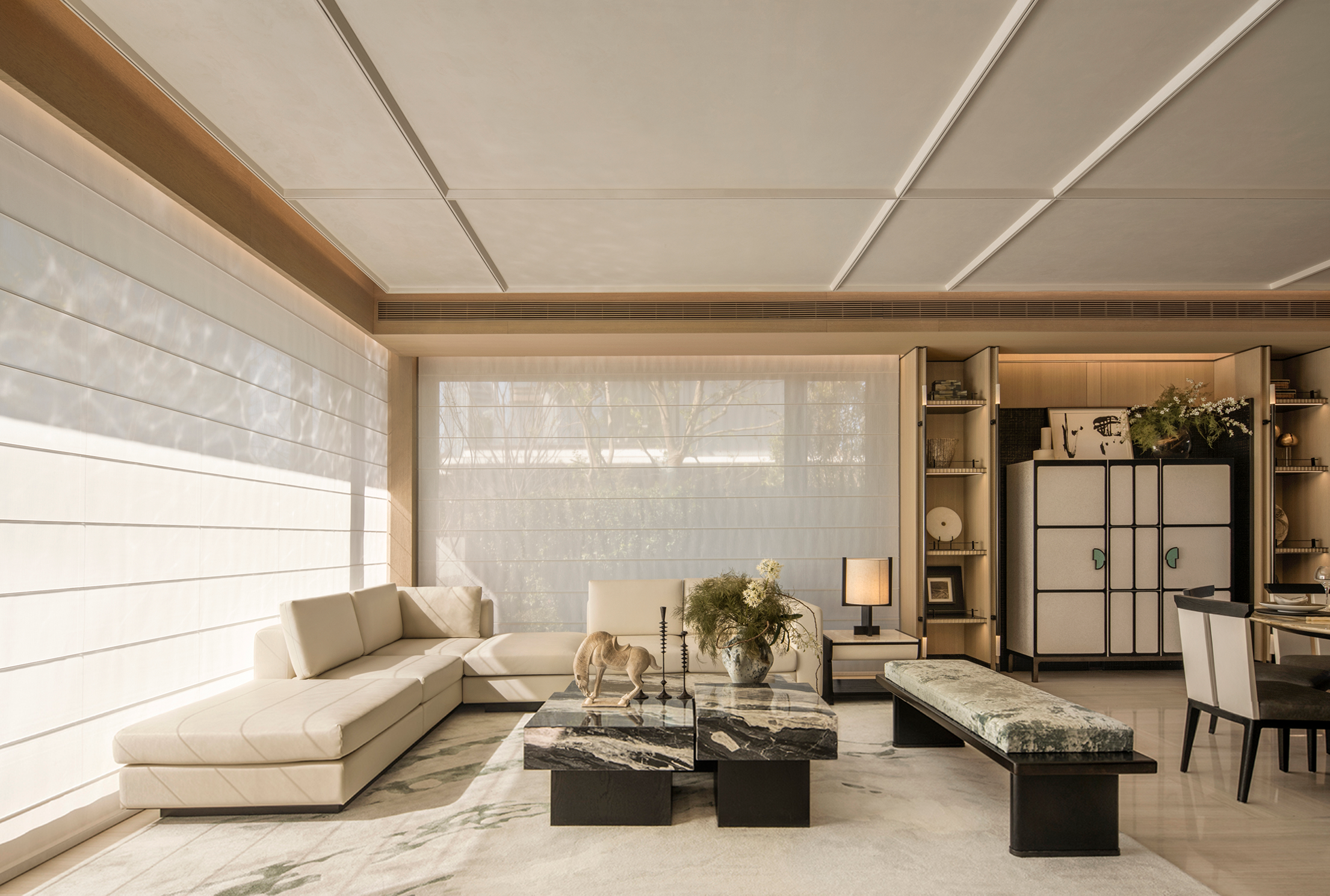 绍兴中海·越湖雲起400㎡叠墅室内设计丨中国绍兴丨IF DESIGN羽果设计-28