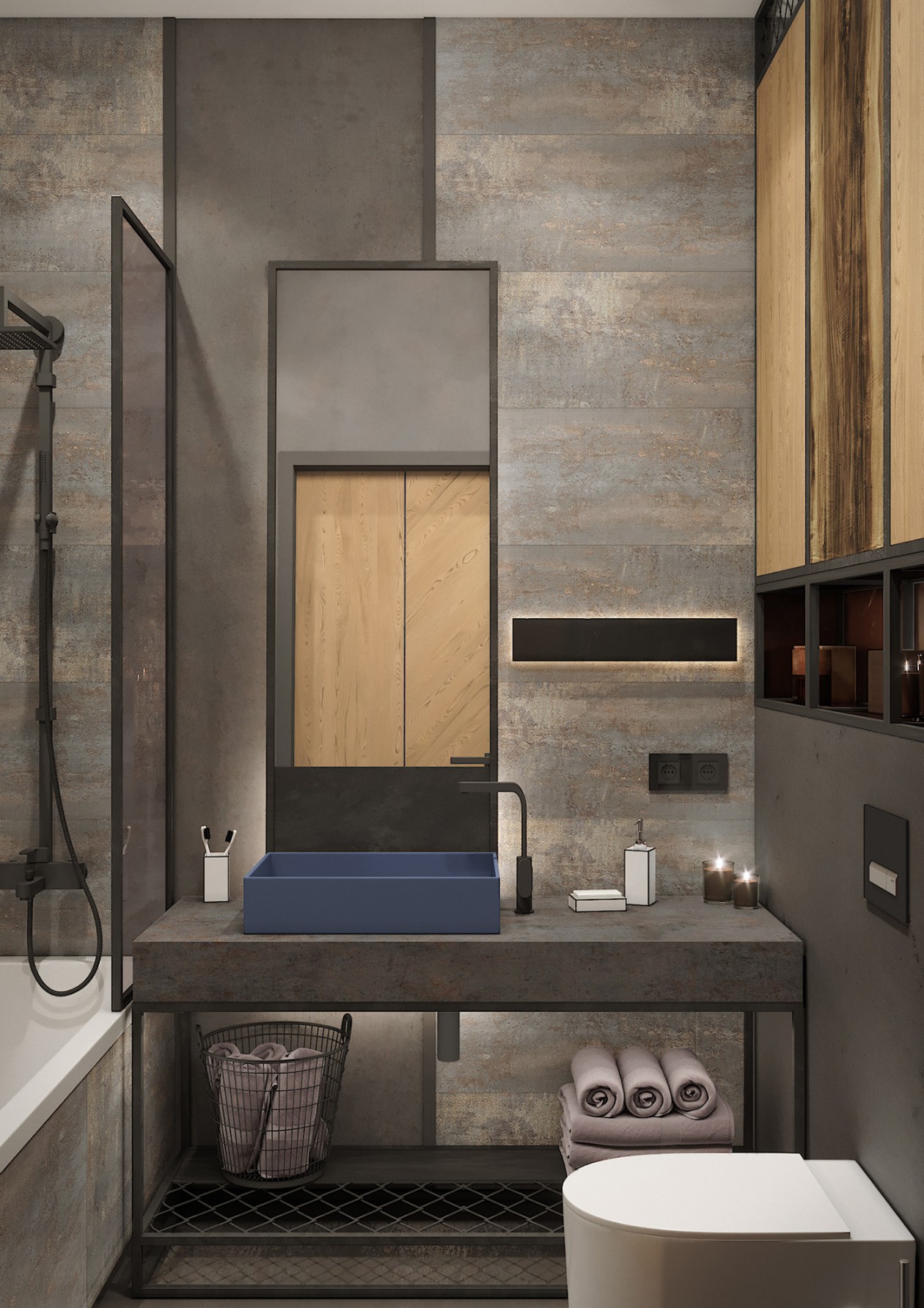 工业风小空间公寓-14