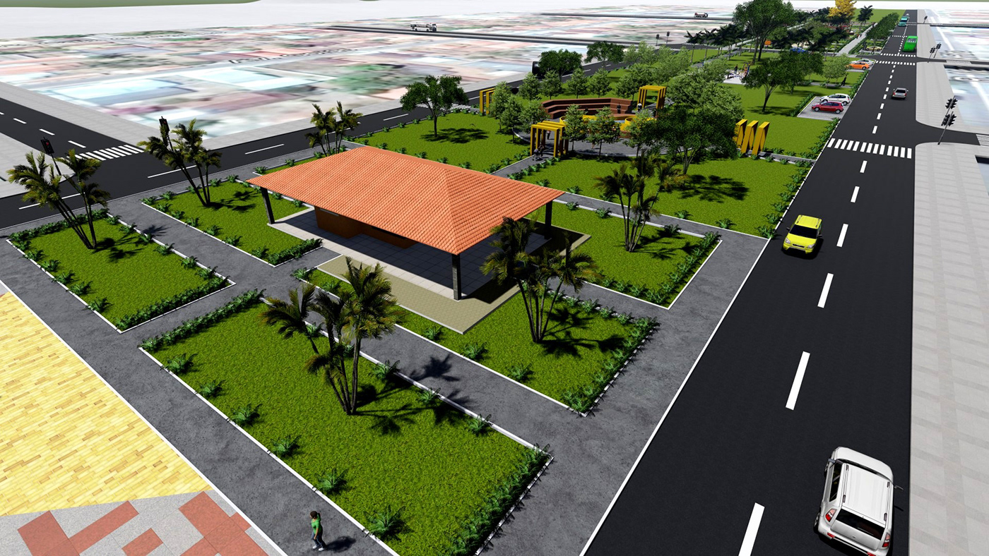 Anastasiya Gushchina丨公园丨Praça Central Mul. de Barrolândia - TO/ Reforma-3