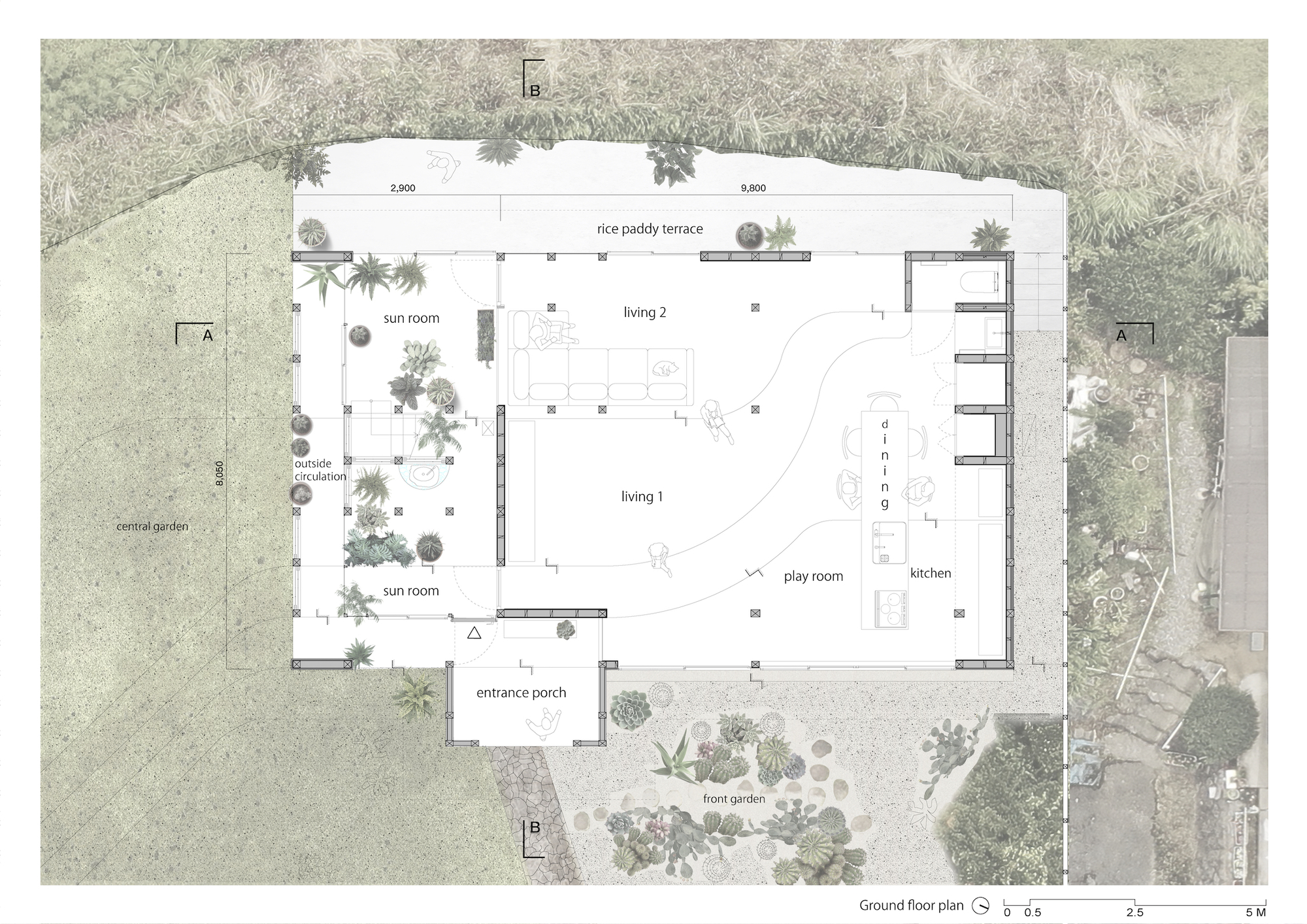 联排别墅丨日本大阪丨1110 Office for Architecture-15