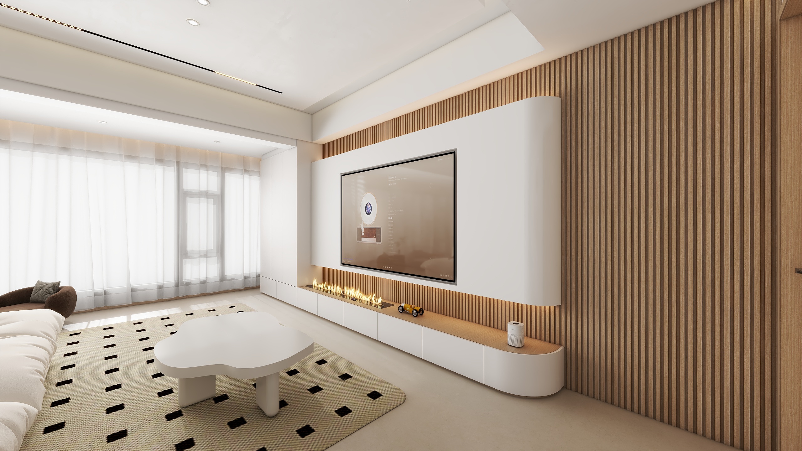 四川岳池雍合湾（123平方现代原木两居室）-7