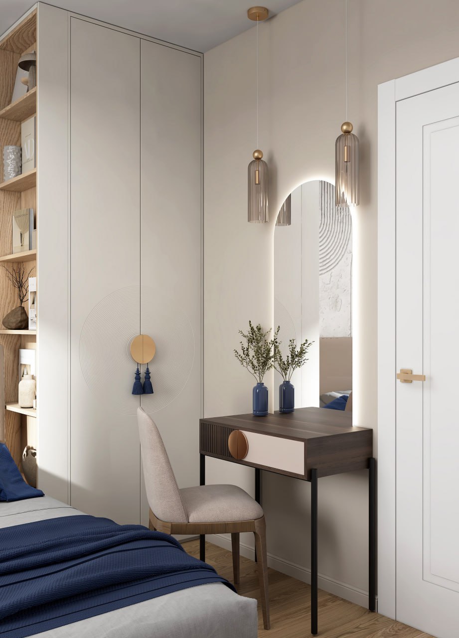 圣彼得堡明亮公寓室内设计丨俄罗斯圣彼得堡丨“Планировка хоум”工作室-16