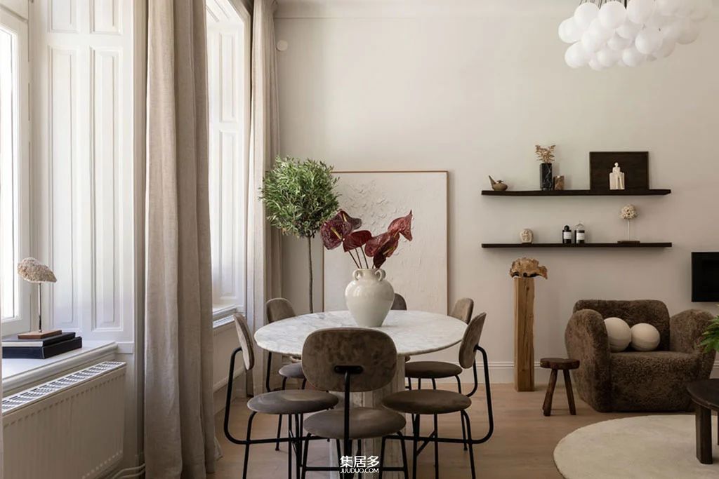 斯德哥尔摩百年公寓现代设计丨瑞典斯德哥尔摩丨瑞典设计师-4