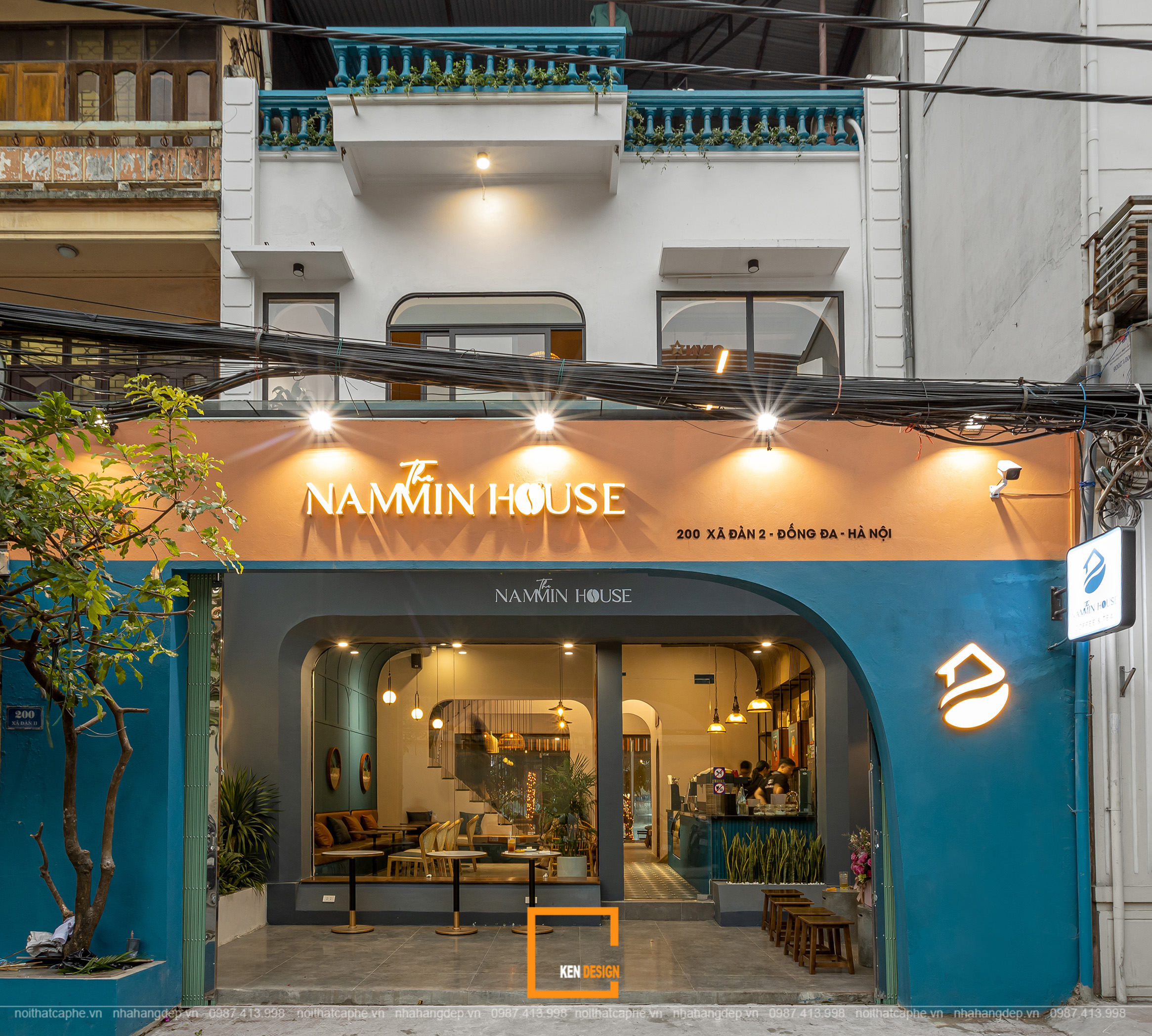 The Nammin House咖啡馆丨越南河内丨KenDesign-5