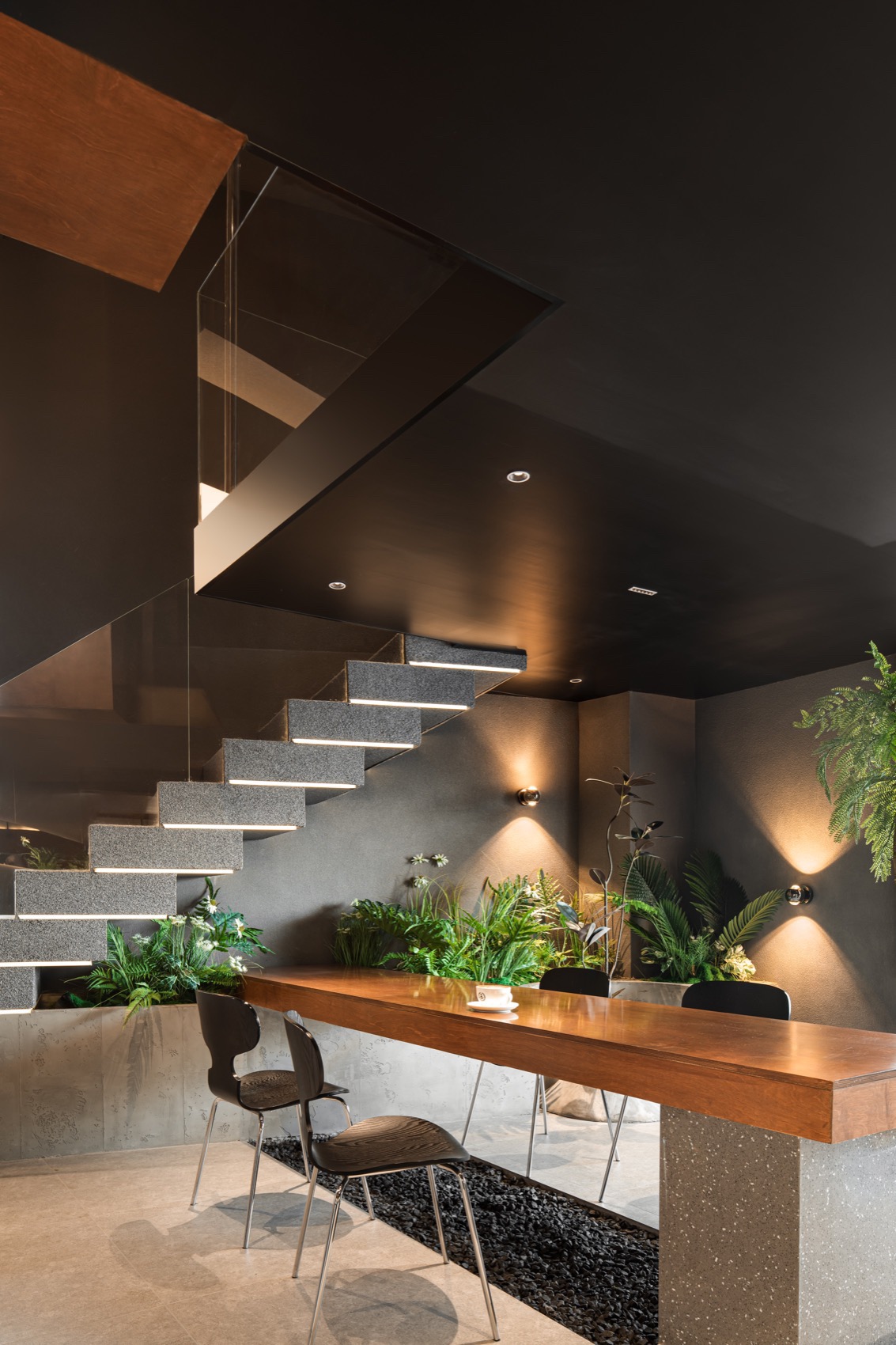 YIHE一合轻食餐厅丨中国太原丨斑斓空间设计-21