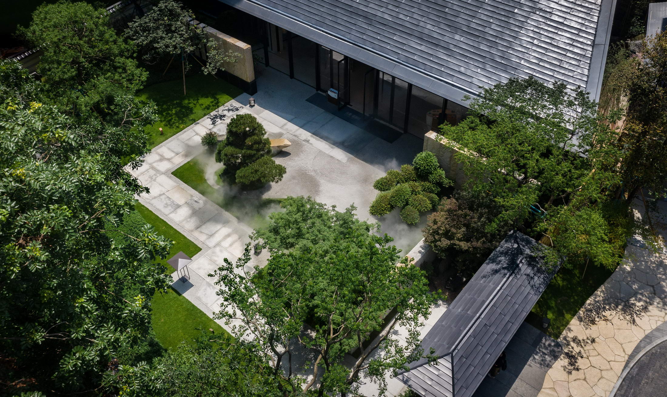 广州合景·臻颐府 | 山水禅意，云峰四谷的景观设计-32