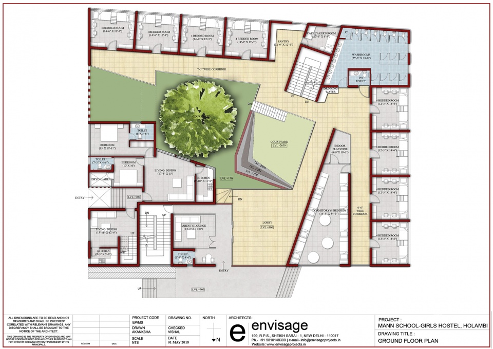 Mann 学校女生宿舍 | 绿色空间与现代设计完美融合-52