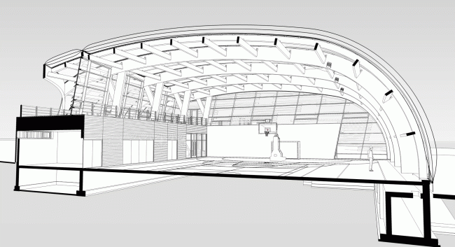 Линия ребра（未明确标准中文译名）·莫斯科州私人健身房丨俄罗斯莫斯科丨ATRIUM建筑工作室-56