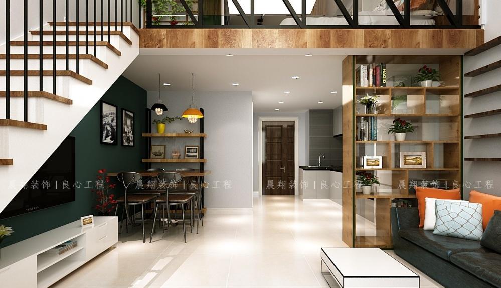 梅江公馆 58㎡工业风两居室-4