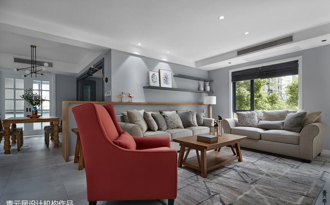 美式风格公寓,打造宽敞明亮生活空间-2