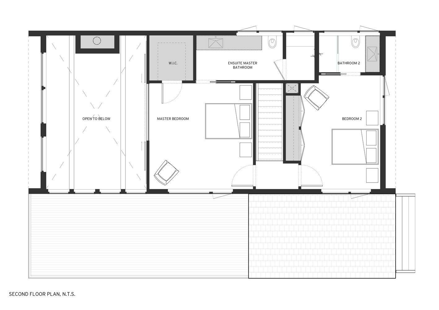 美国杉树与石小屋-24