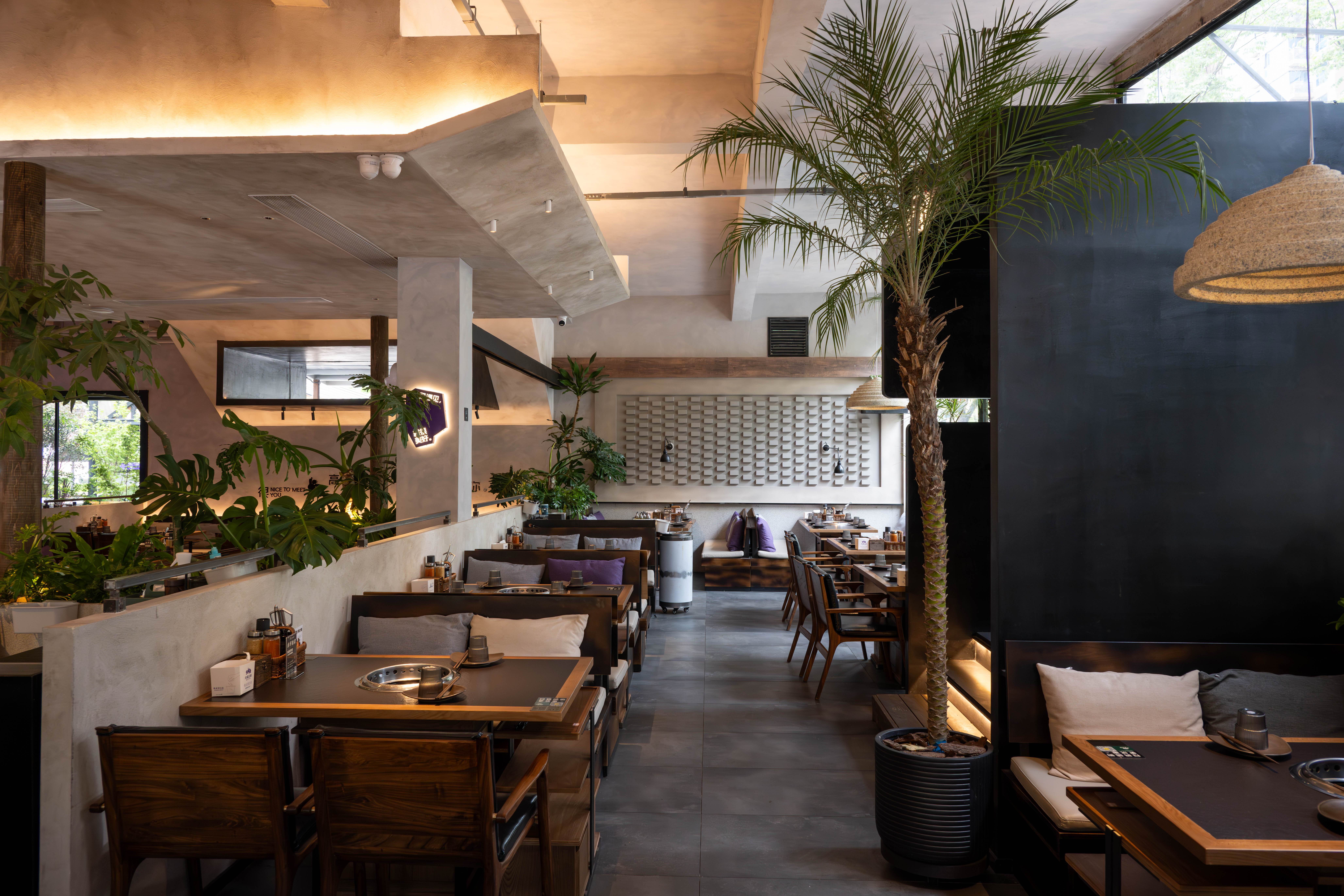 冷遇见暖融合烤肉丨中国郑州丨山野设计-31