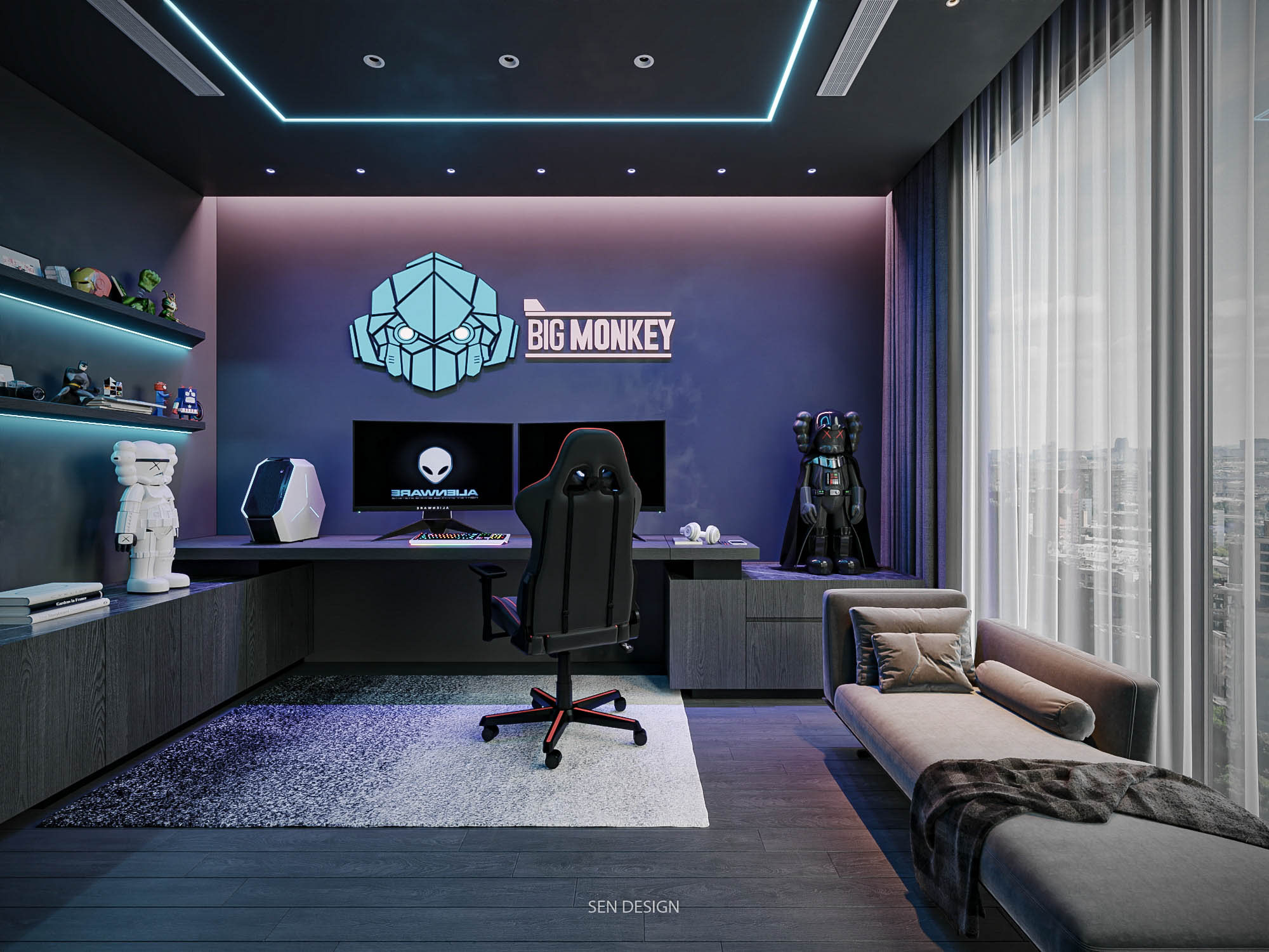 PENHOUSE APARTMENT大平层-44