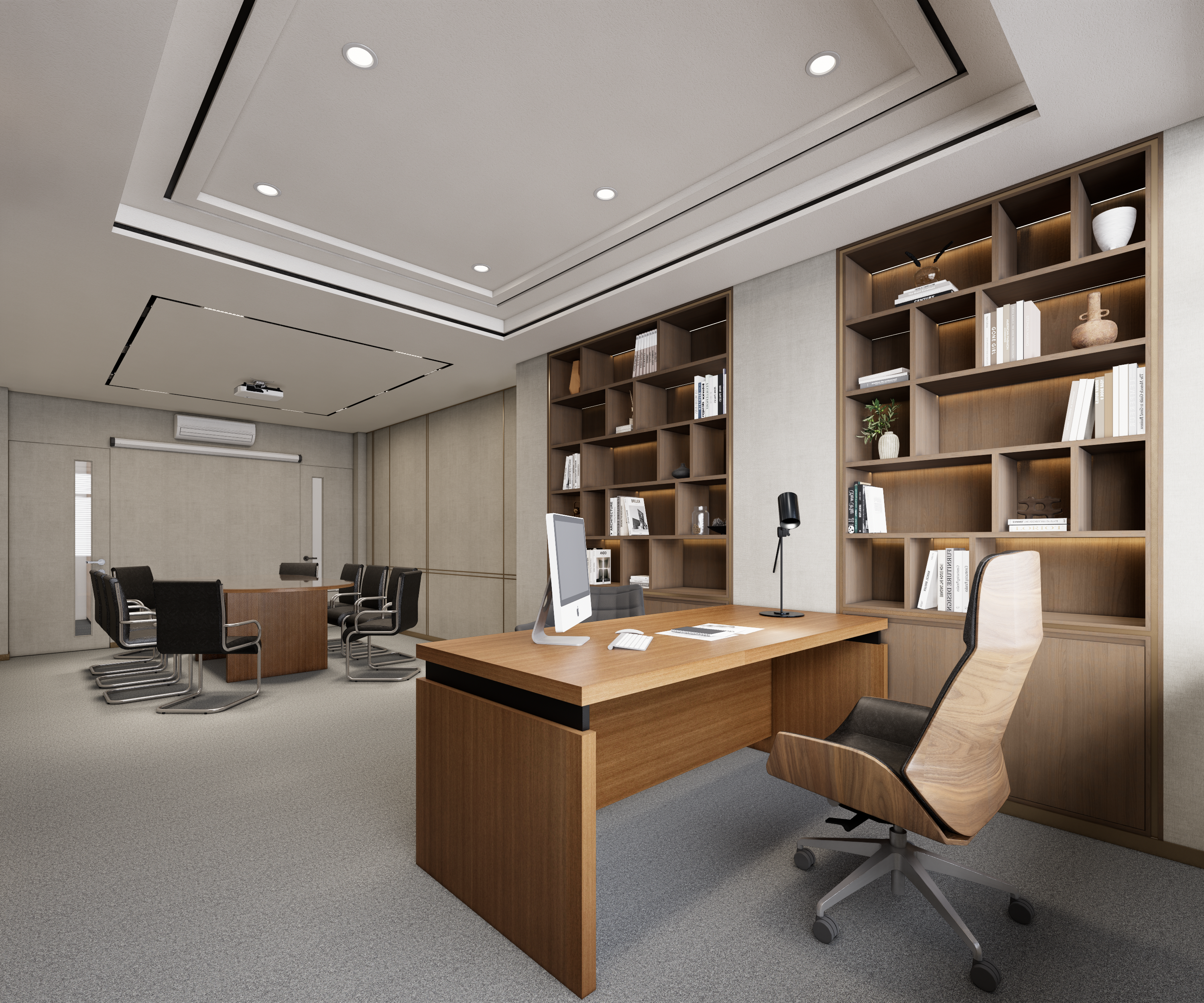 电蓝公司经理室丨越南胡志明市-8