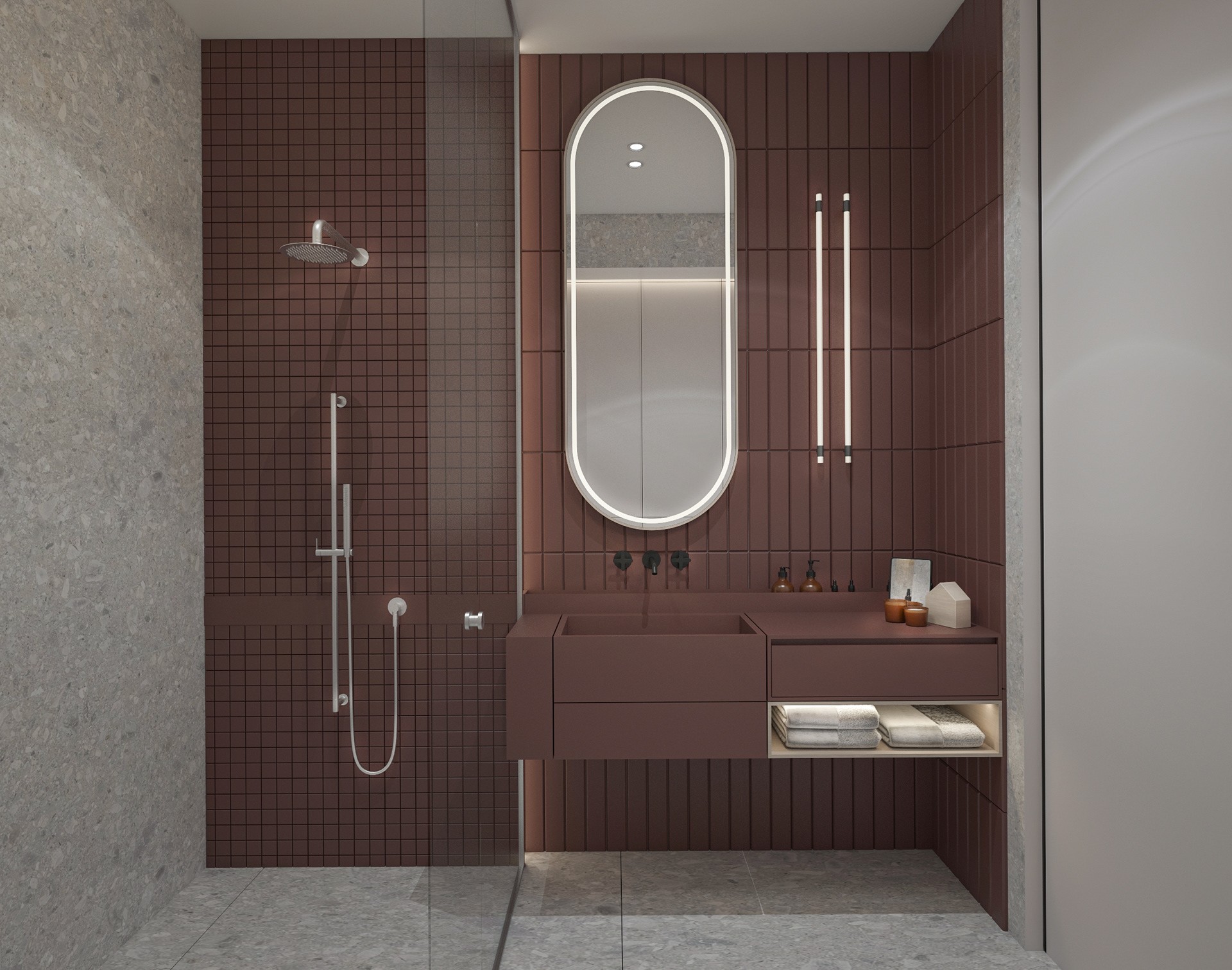 现代空间设计，石材系的完美应用！-33