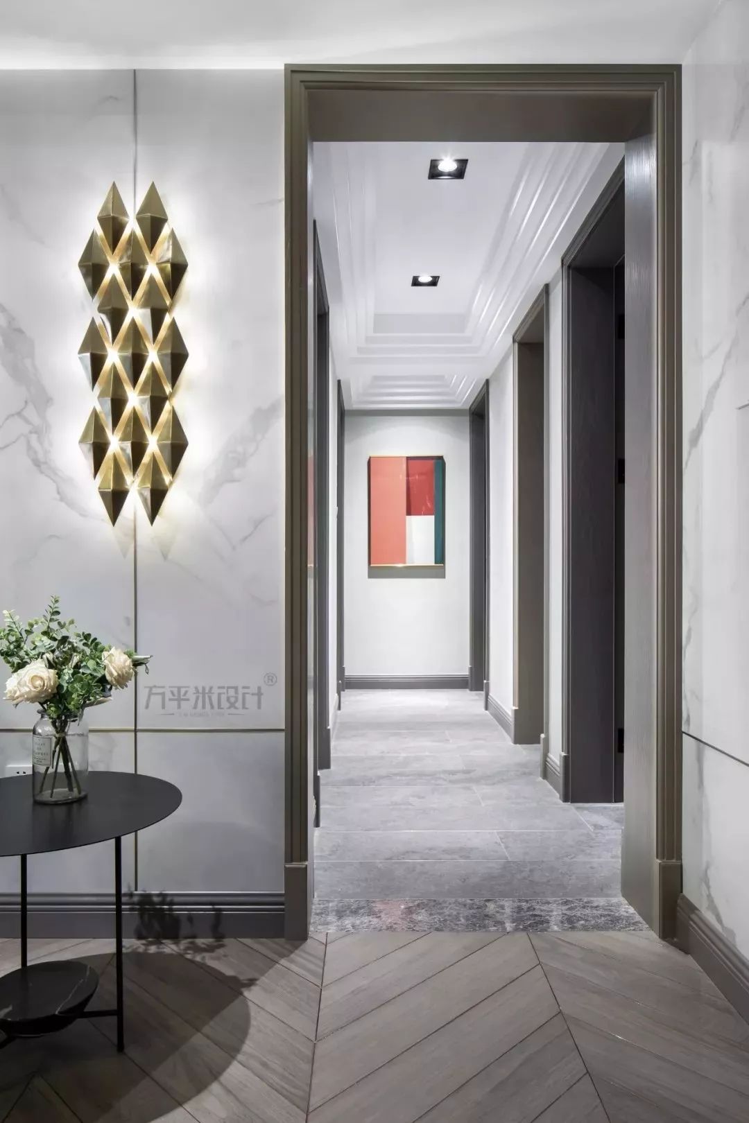 现代轻奢逐梦星尘,方平米设计温暖舒适空间-83