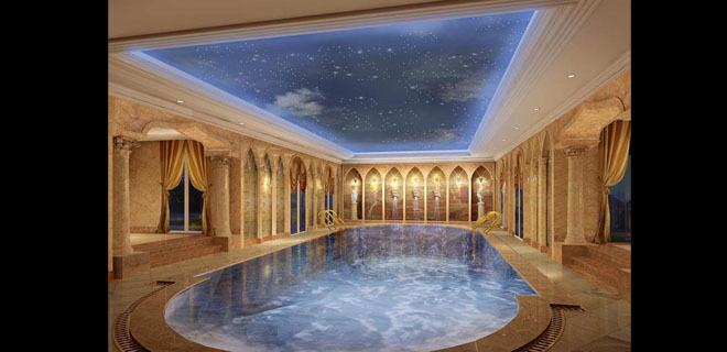 上海檀宫独栋别墅奢华装修-7